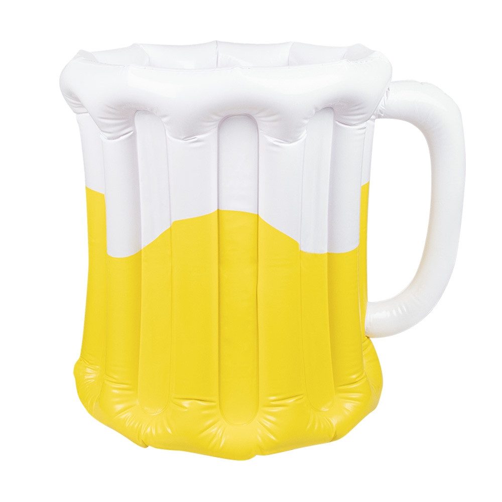 Aufblasbares Partyzubehör Boland Aufblasbarer Bierkrugkühler 46cm