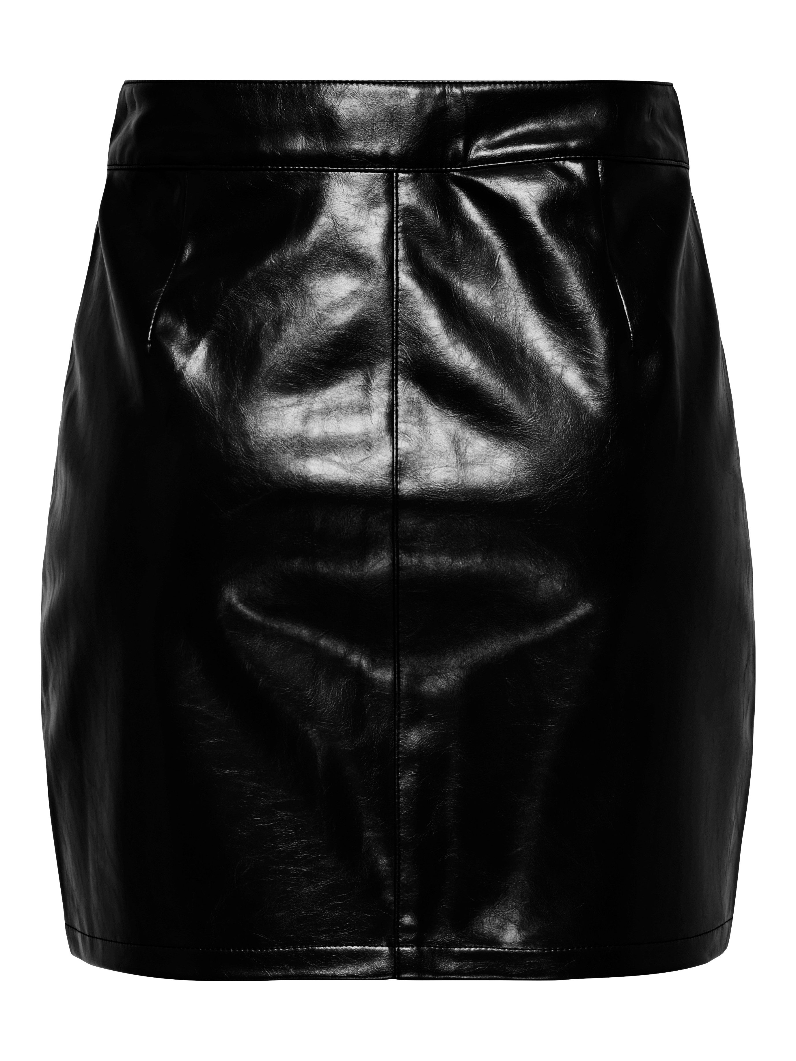 ONLY Lederimitatrock ONLKAMILLA PATENT SKIRT CC günstig online kaufen
