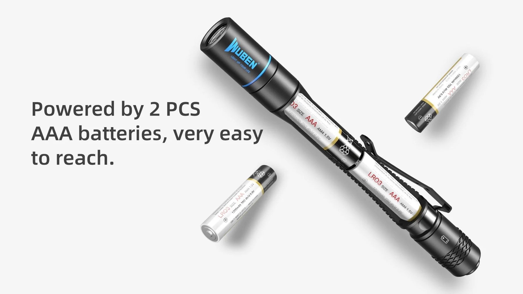 Wuben Taschenlampe E19 Pen Taschenlampe - speziell für medizinische Zwecken entwickelt (1-St)