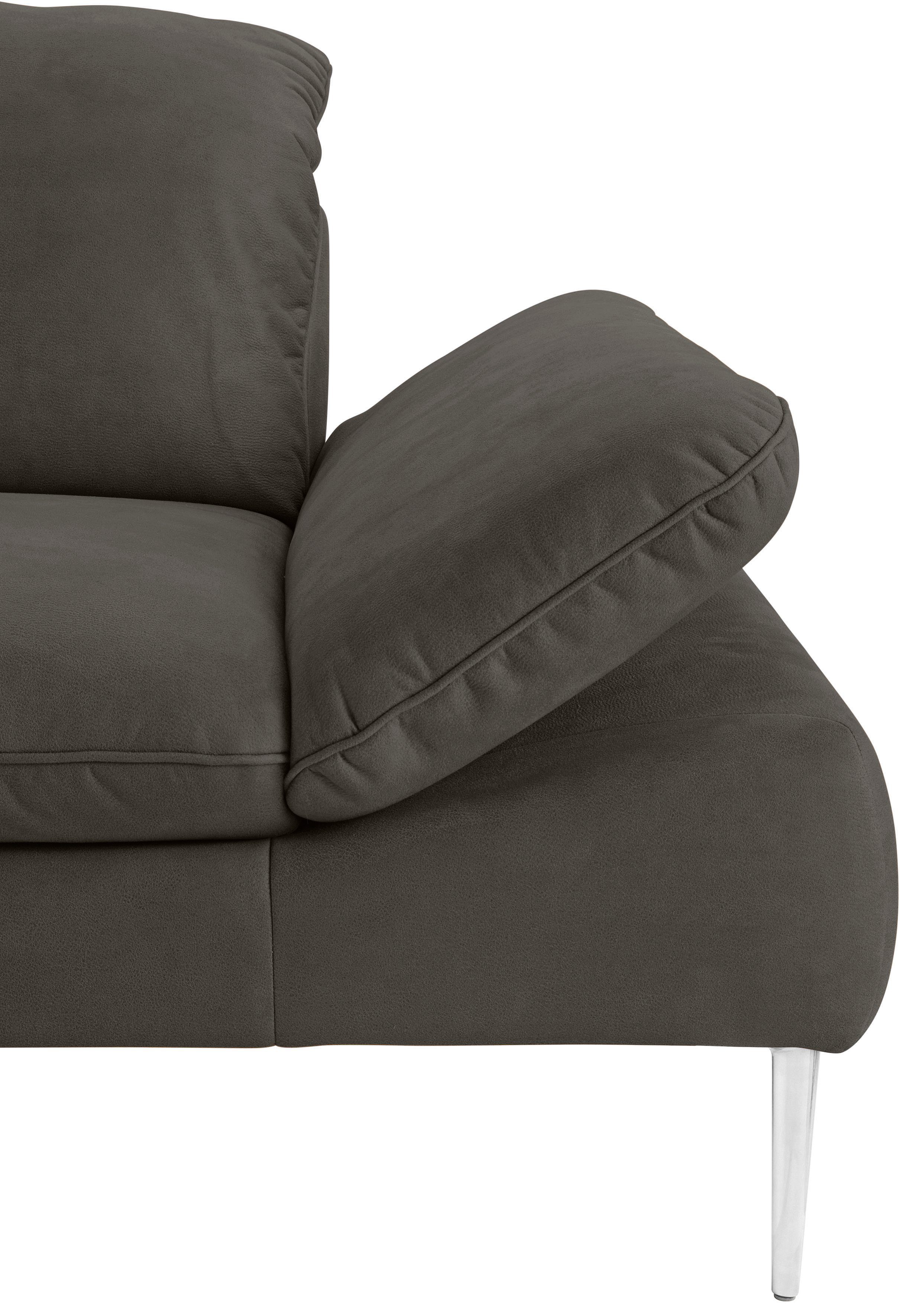W.SCHILLIG 2,5-Sitzer enjoy&MORE, mit cm glänzend, Sitztiefenverstellung, 232 Füße Chrom Breite