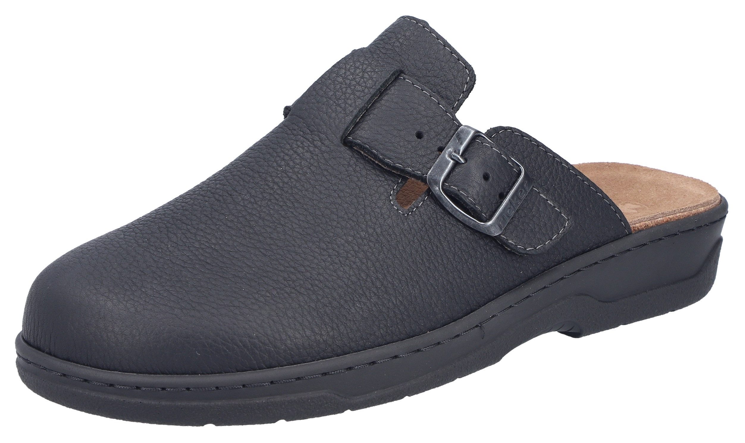 Rieker Clog Pantolette, Schlupfschuh mit herausnehmbarem Fußbett