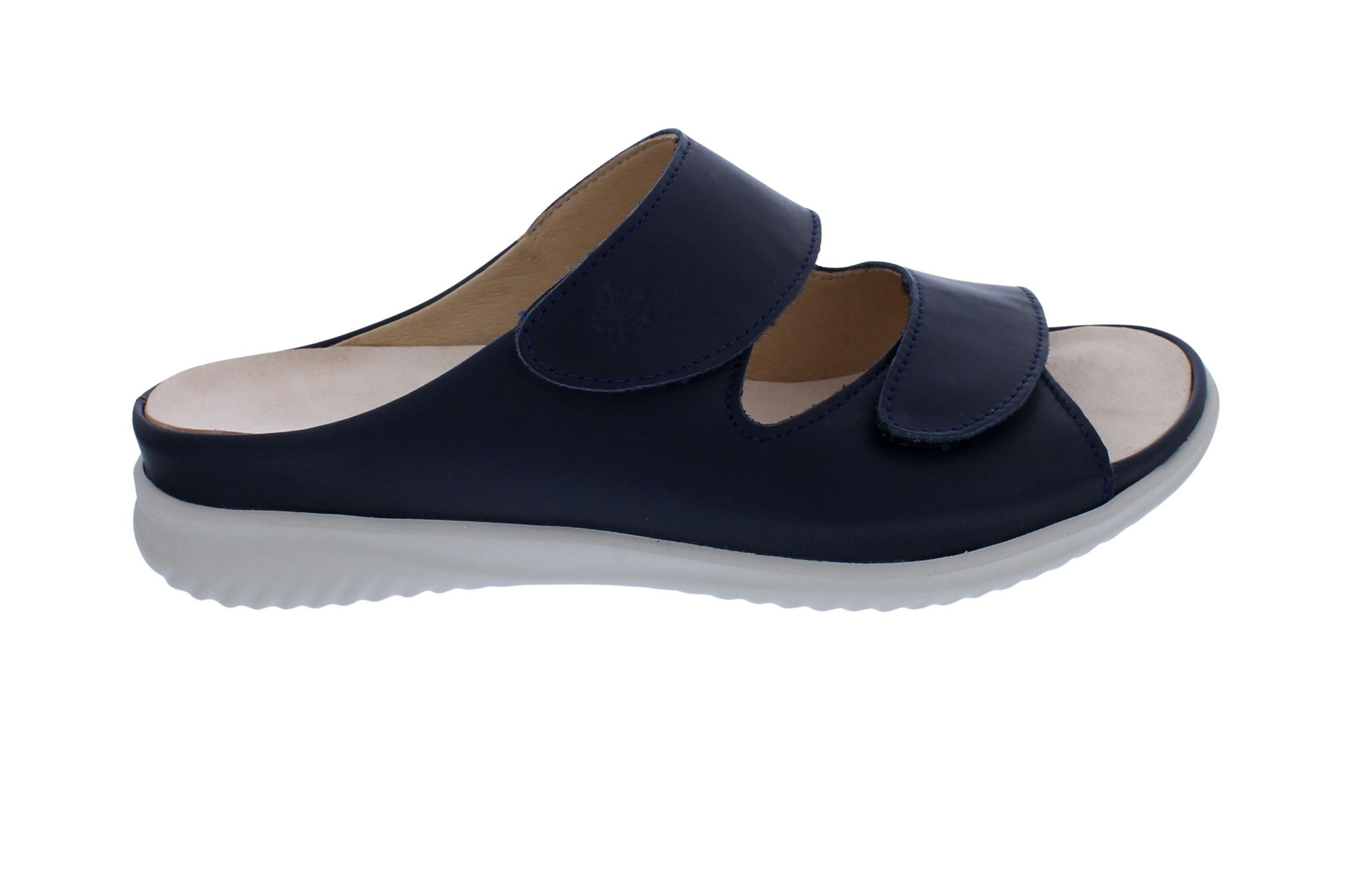 Hartjes Hartjes Pantolette Breeze 122.1114/99 47.00, Glattleder, Blau, Fußbett Pantolette