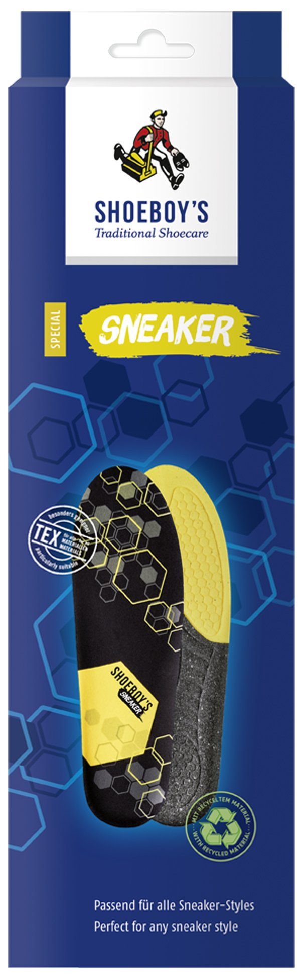 Shoeboys Einlegesohlen Sneaker - mit schmaler Passform