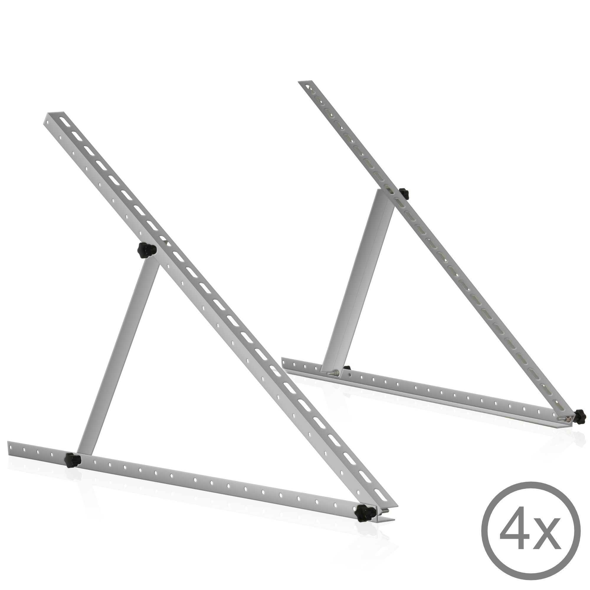 Zelsius Solarmodul-Halterung Zelsius Aluminium Solarmodul Halterung, von 0 bis 90 Grad, für vier Pa