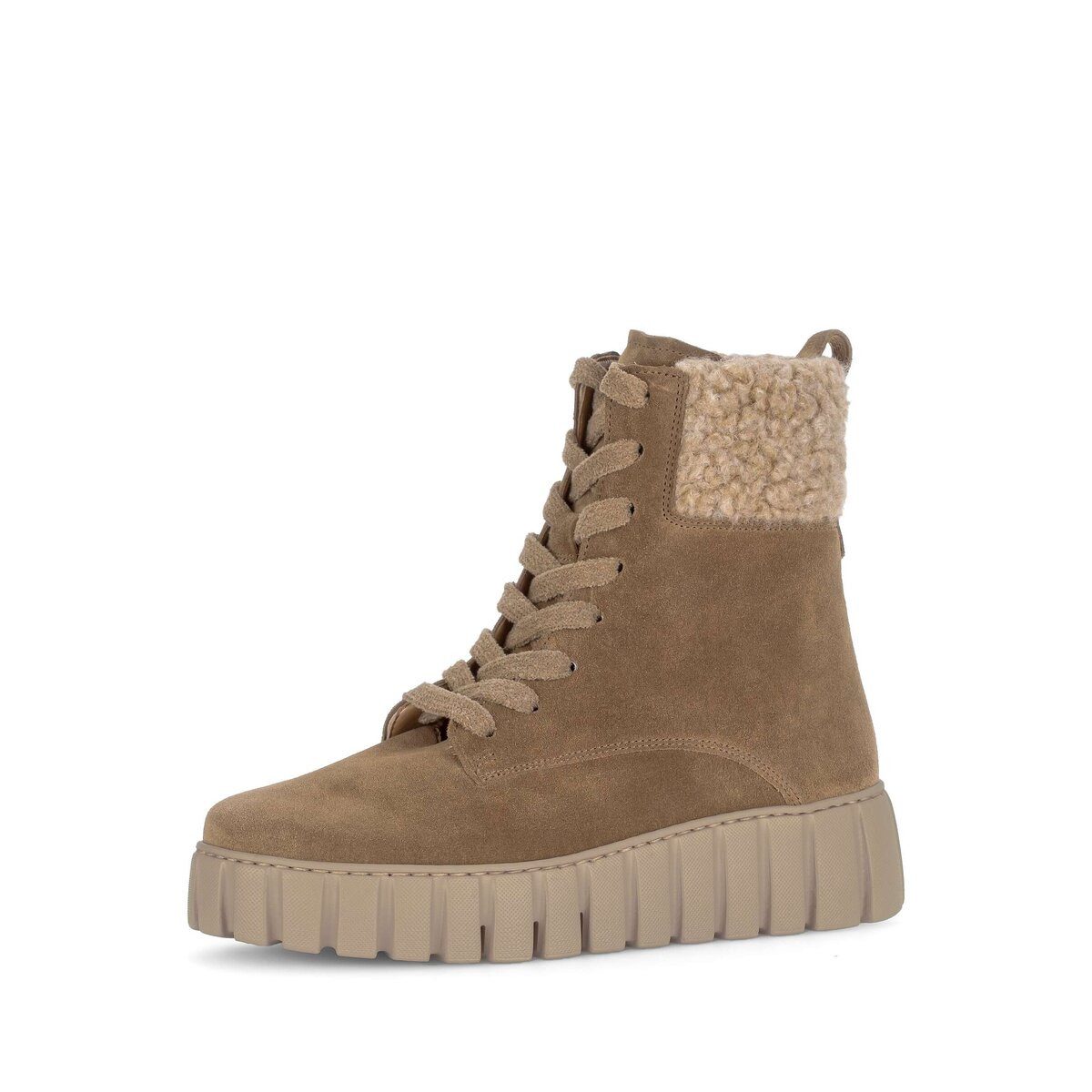 Gabor Plateau Stiefelette Materialmix Leder/Lederimitat Plateaustiefelette günstig online kaufen