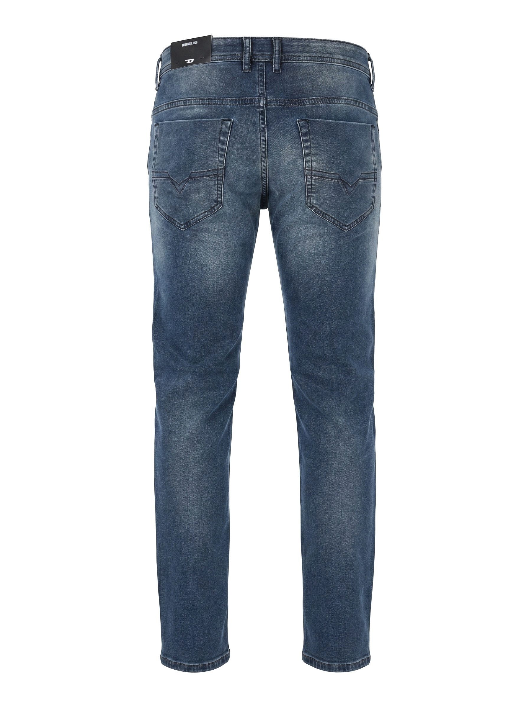 Diesel Slim-fit-Jeans Superstretch - THOMMER JOGGJEANS - Länge:32 Leicht & Weich, Knöchellang