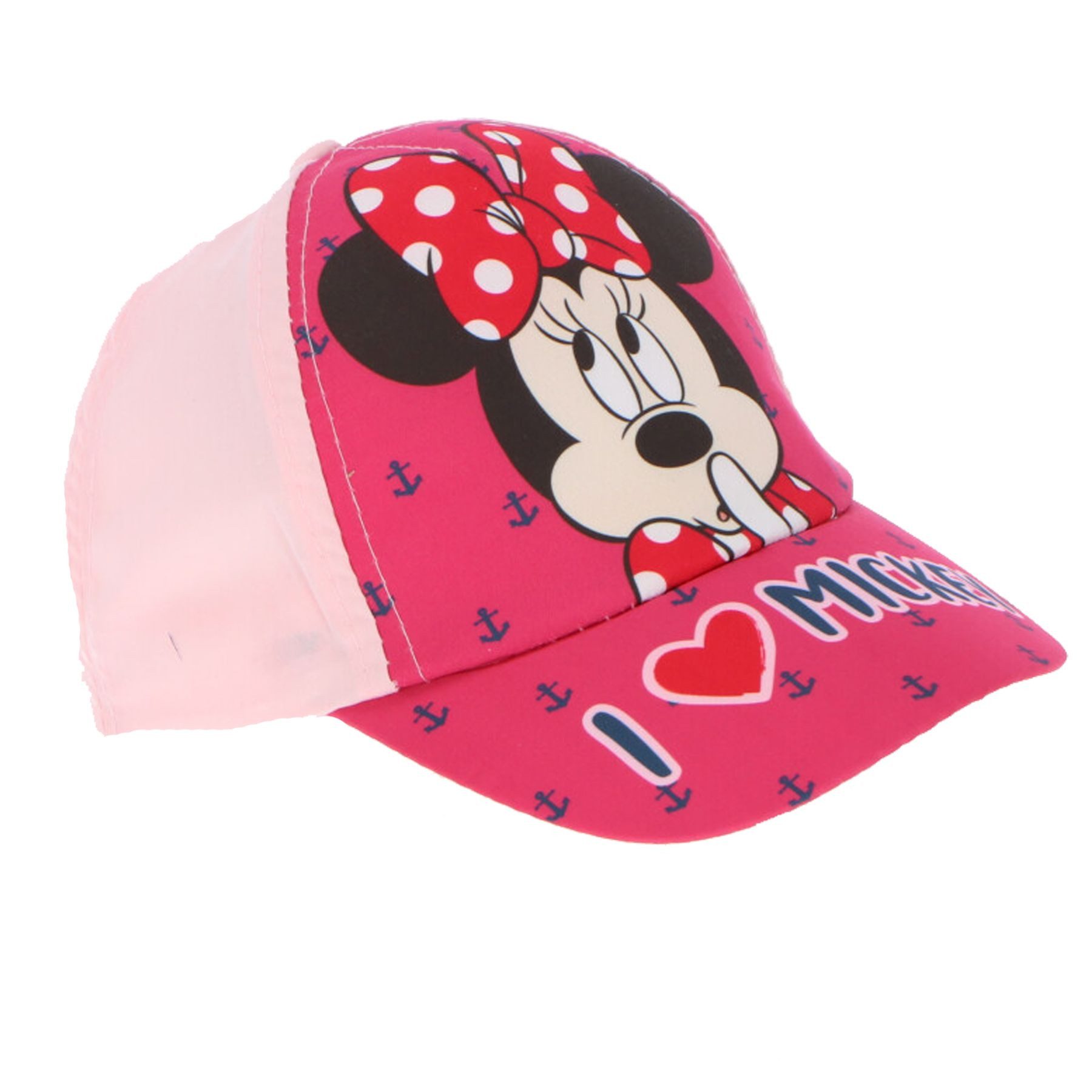 Disney Minnie Mouse Baseball Cap Kappe aus 100% Baumwolle, Stylisch & Bequem