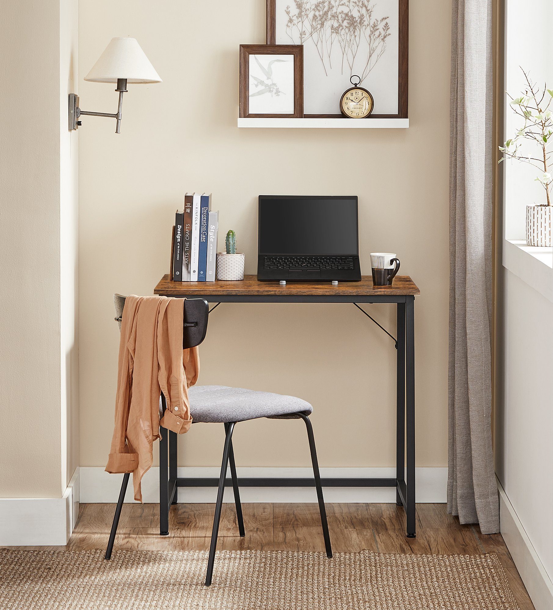 VASAGLE Schreibtisch Computertisch, Bürotisch, 80/100/120/140/160 cm, günstig online kaufen
