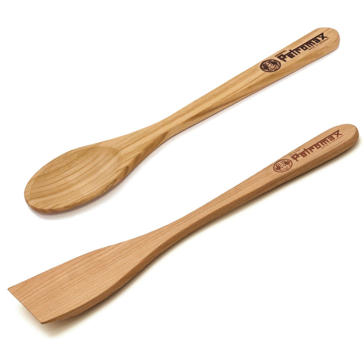 Petromax Кулинарные ложки Holzlöffel Rührlöffel Кулинарные ложки + Holzspachtel 2er Set, Kirchholz
