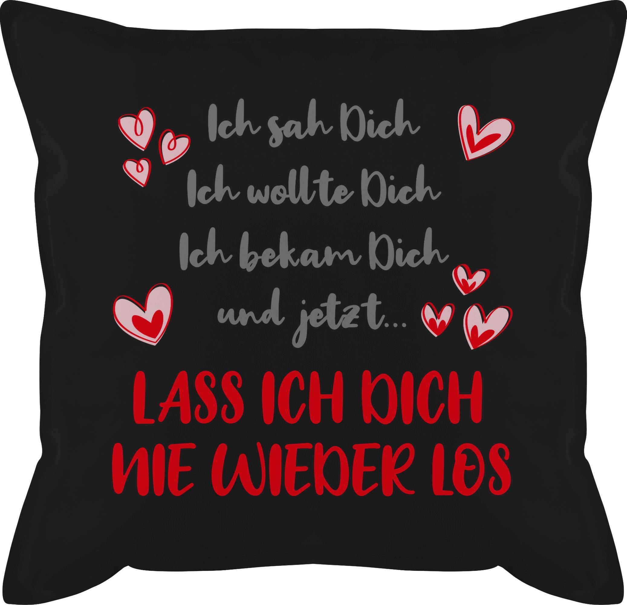 Shirtracer Dekokissen »Ich sah Dich, ich wollte Dich, ich bekam Dich