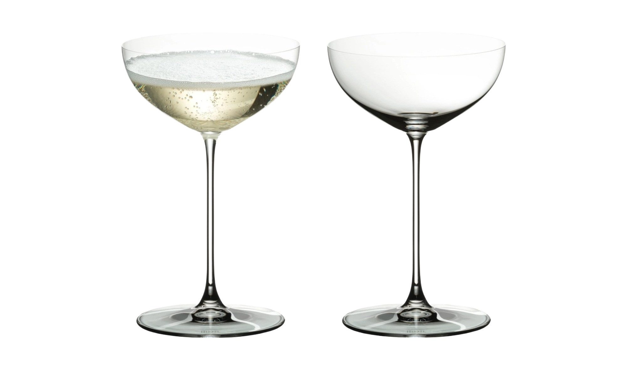 RIEDEL THE WINE GLASS COMPANY Cocktailglas Riedel Veritas Sektschale/Cocktail 2er Set, Kristallglas