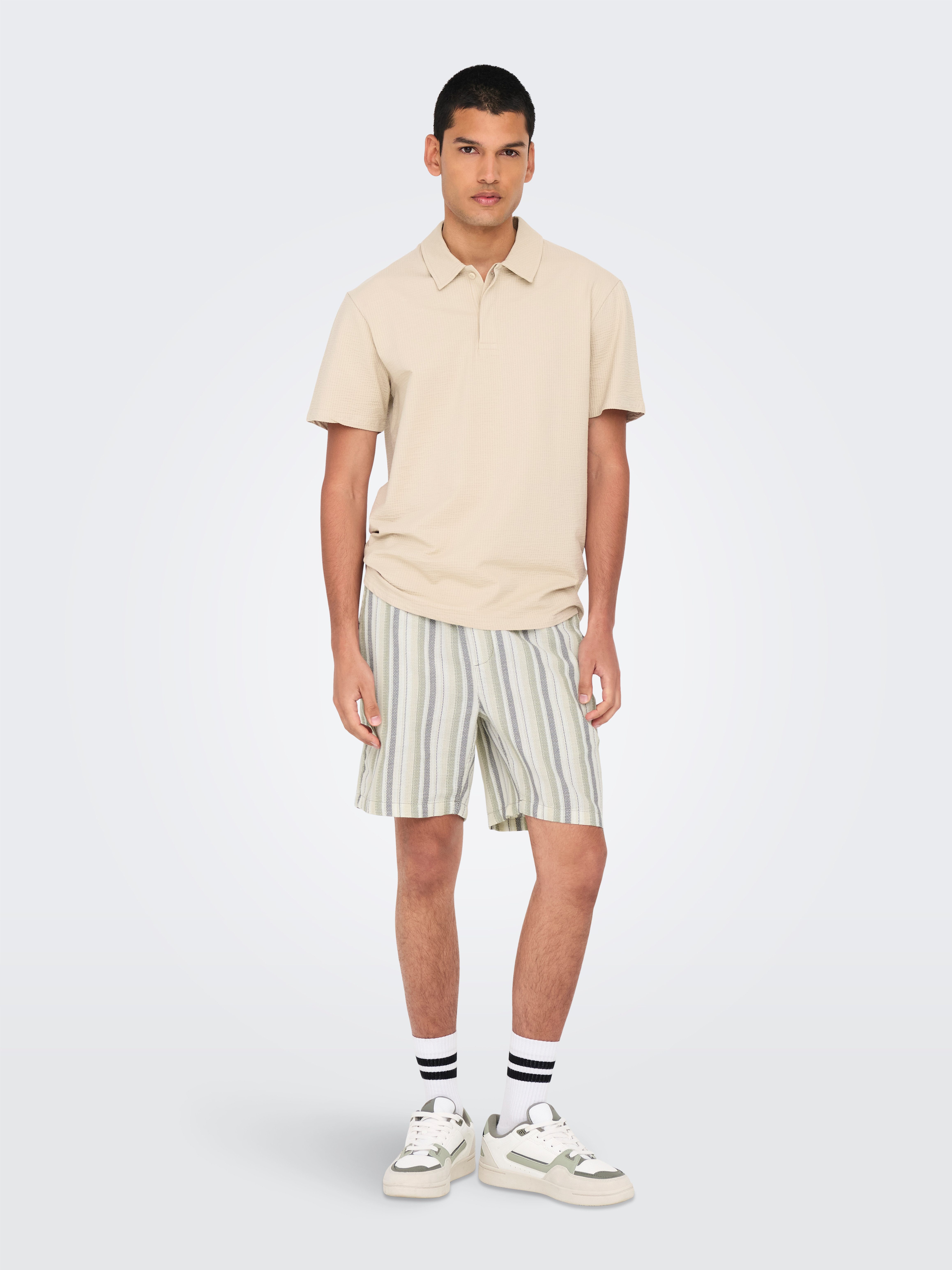 ONLY & SONS Shorts ONSTREV LIFE REG STRU STRIPE SHORTS NOOS