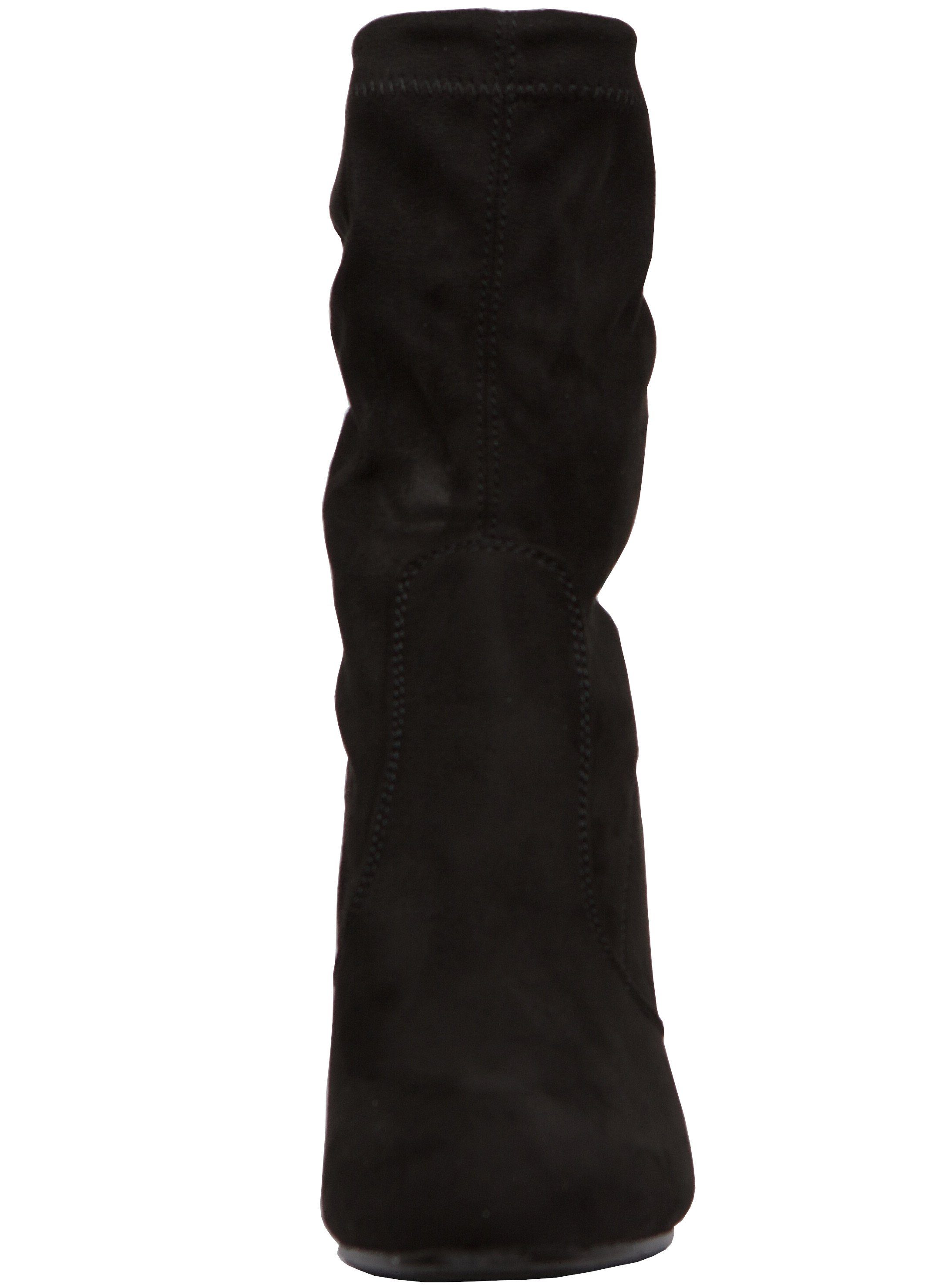 AvaMia Damenstiefel Damen Stiefel Wildlederoptik Kunstleder günstig online kaufen
