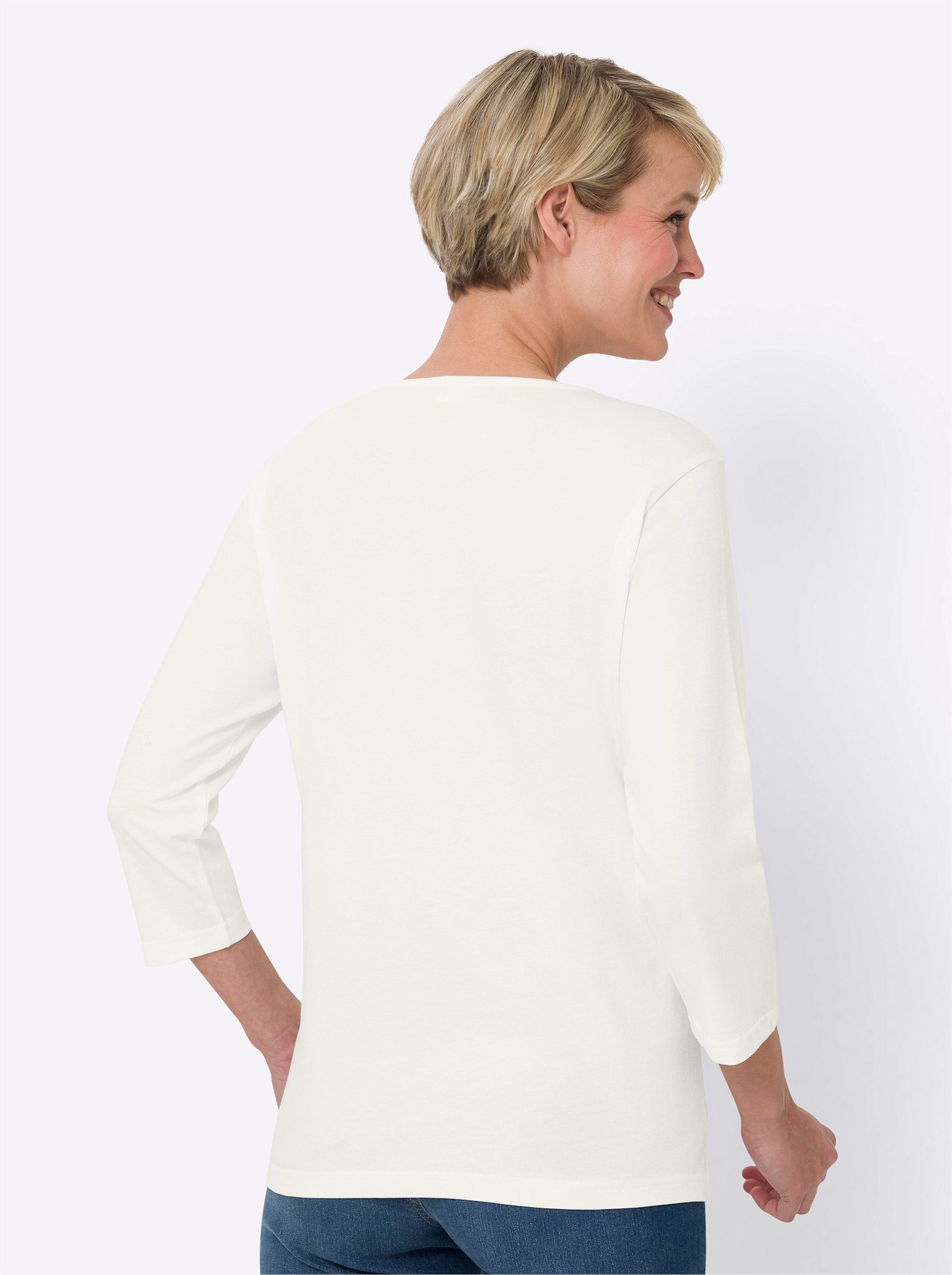 Sieh an! T-Shirt 3/4-Arm-Shirt günstig online kaufen
