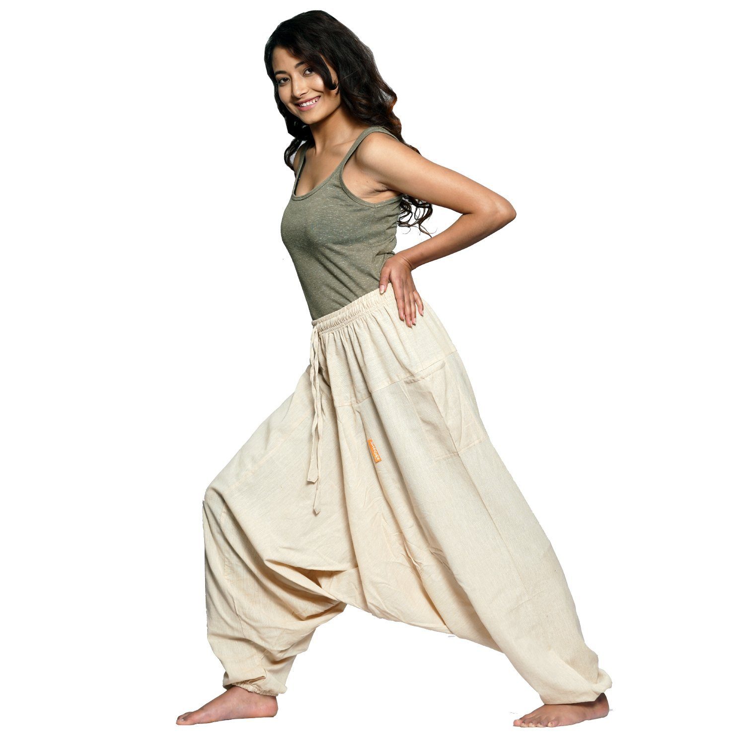 SIMANDRA Haremshose Singharaja Damen Freizeithose (1-tlg) Aladinhose Pluderhose Pumphose Yoga Goa Freizeit