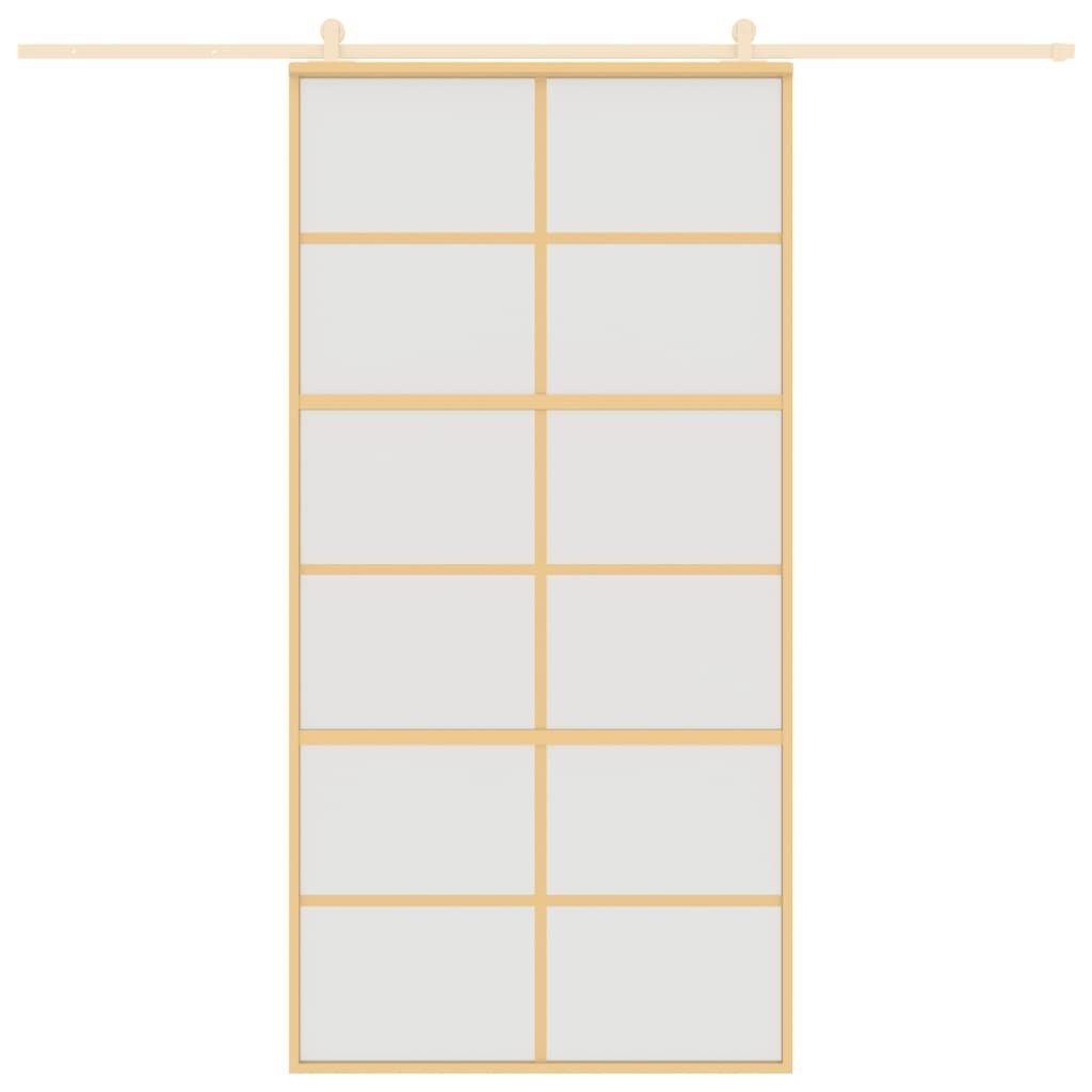 vidaXL Haustür Schiebetür Golden 102,5x205 cm günstig online kaufen