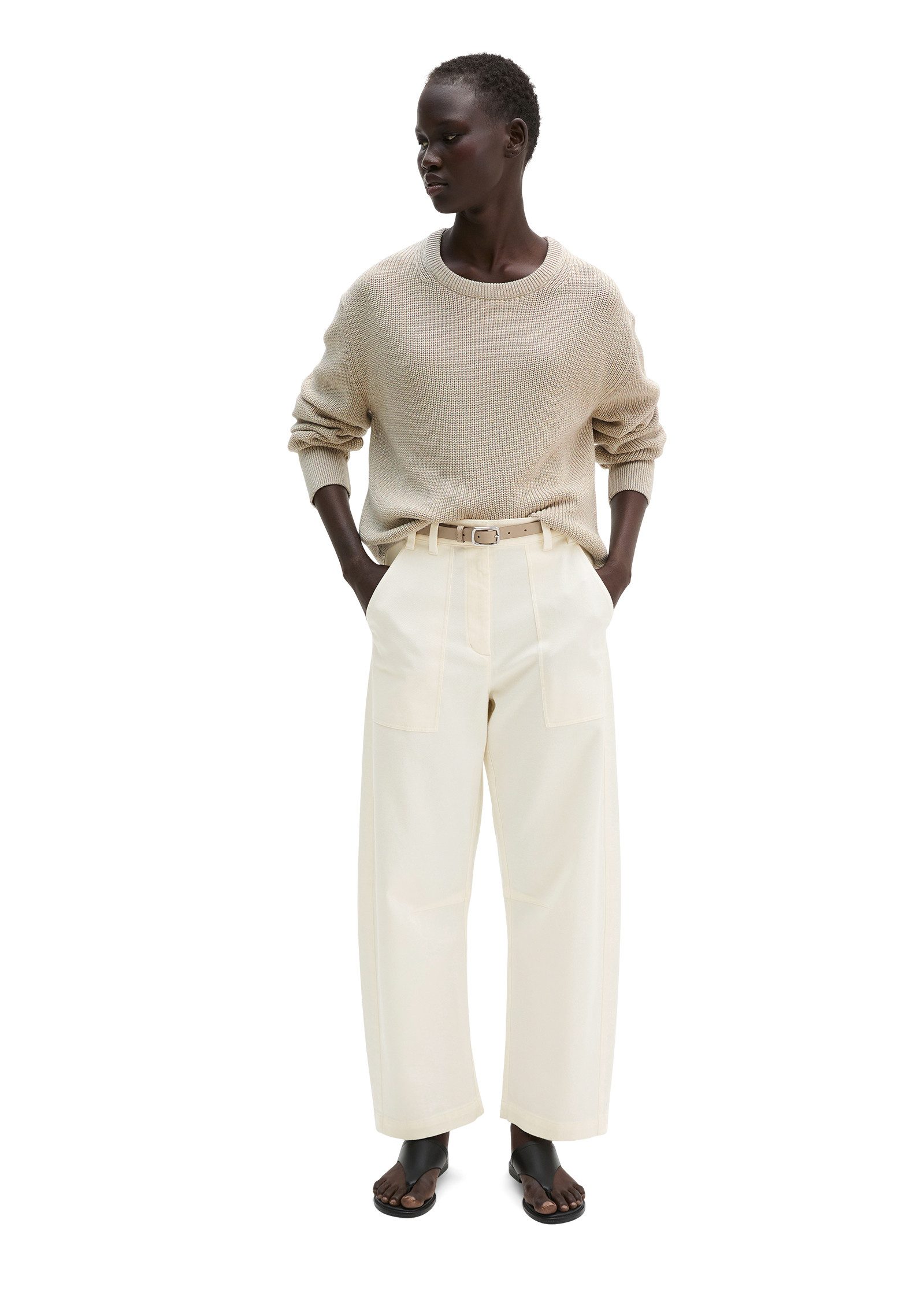 Marc O'Polo Strickpullover aus Heavy-Weight-Organic-Cotton – Bild 5 von 5