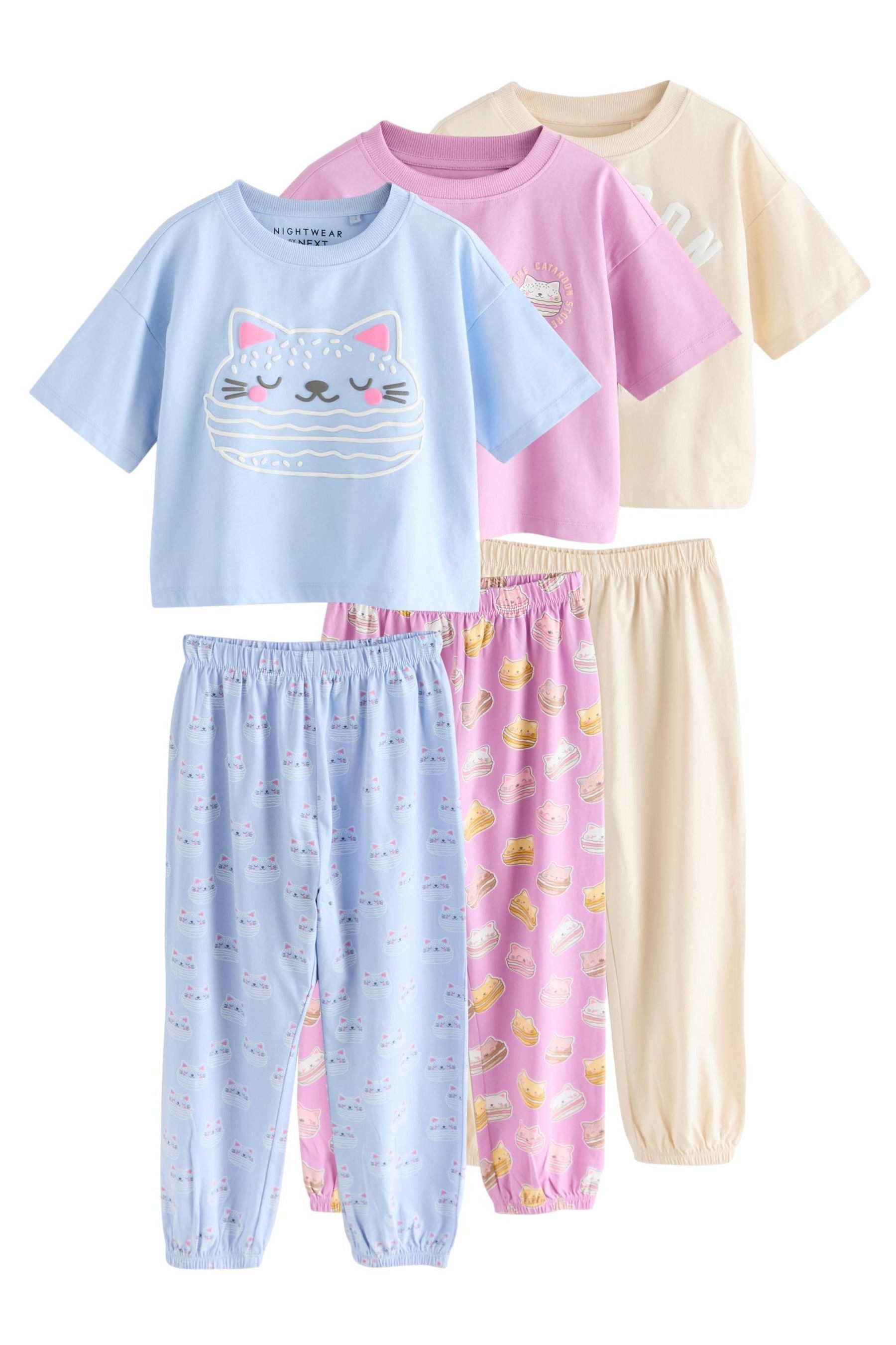 Next Pyjama Schlafanzug mit Jogginghose, 3er-Pack günstig online kaufen