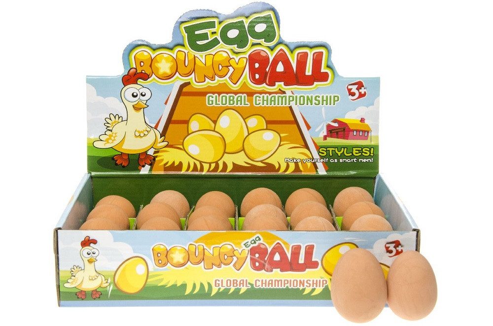 LG Designs Flummi Eie, Oster Motiv, Flummieir ca.5,2 cm, Ostereier, Flummiball, (1-St), Partygeschenke, Glücksbringer, Preise, Osterwettbewerbe geeignet