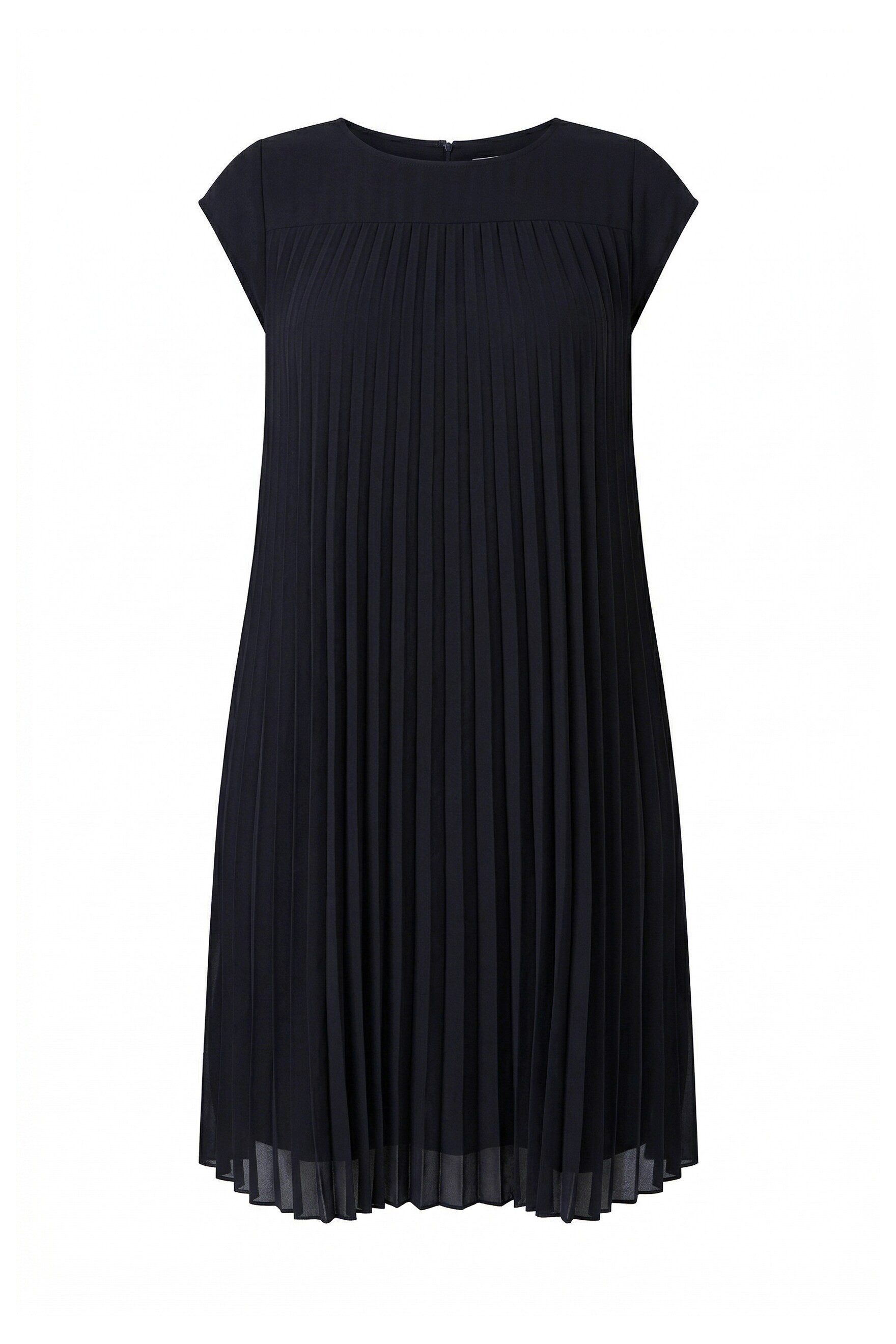 Jerseykleid Plissee-Kleid Plissee-Mix ärmellos