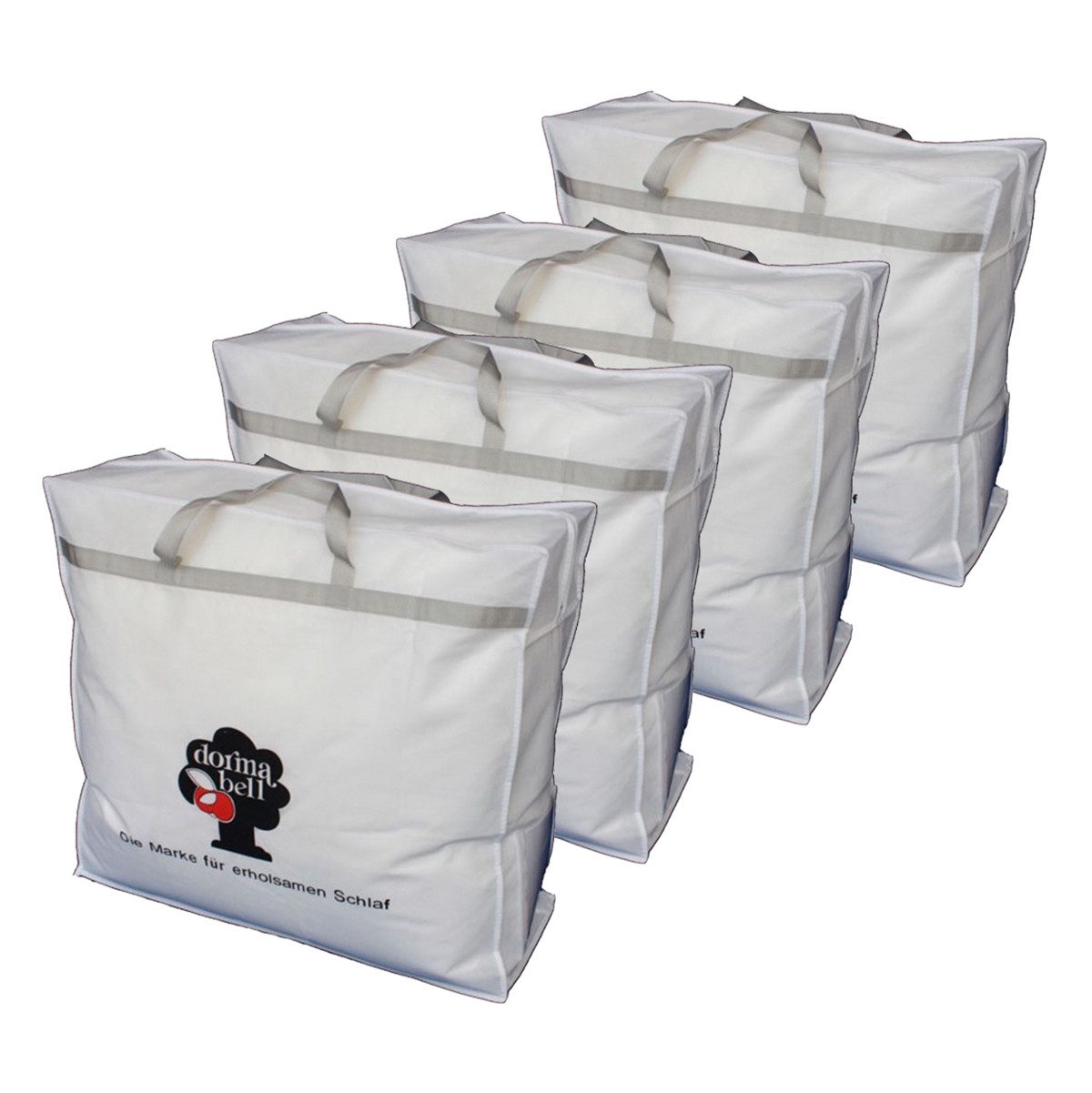 Dormabell Aufbewahrungstasche 4 Stk Aufbewahrungstasche Bettentasche Bettdecken Kissen Kleidung (4-tlg)