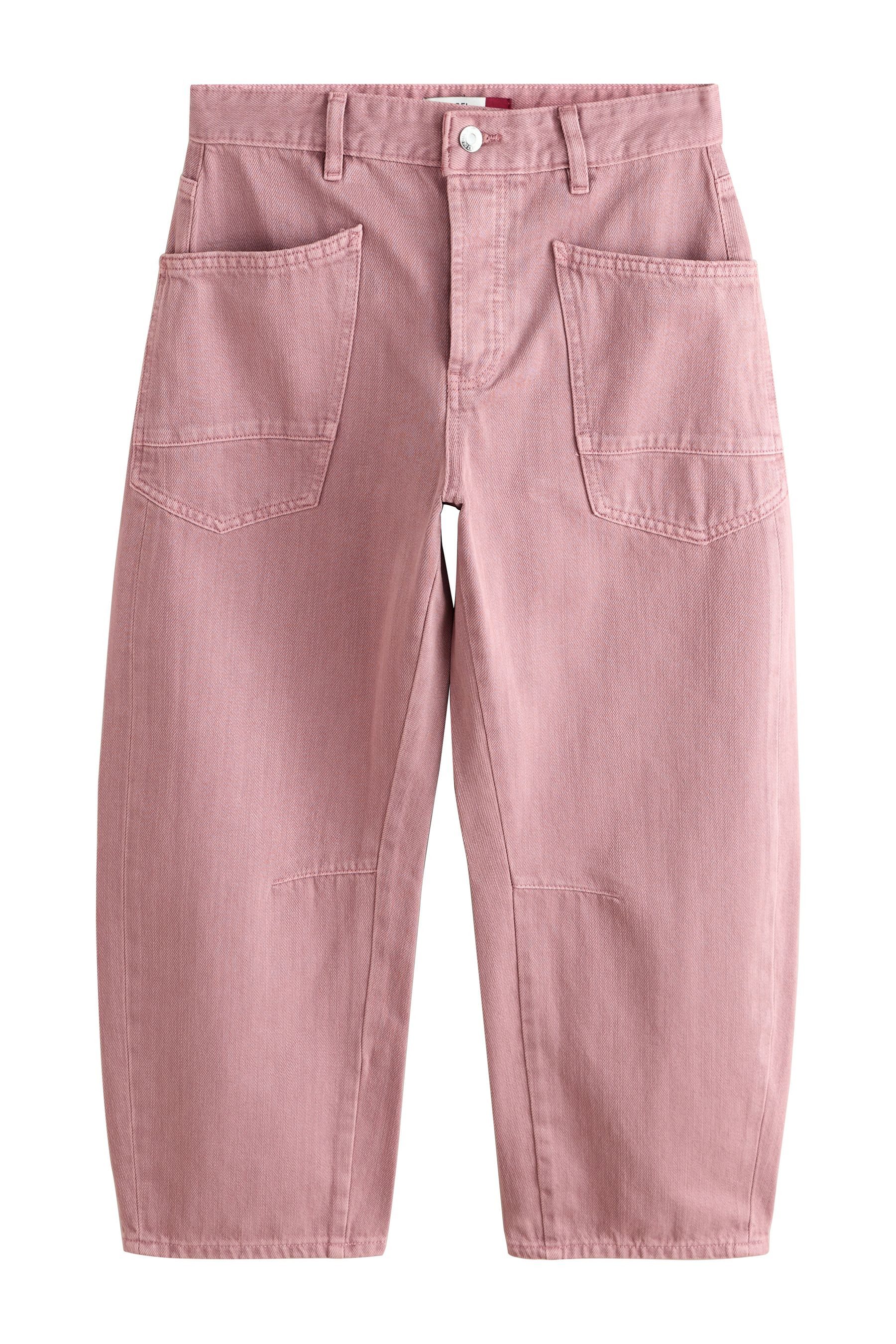 Weite Jeans Barrel-Jeans mit zwei Taschen