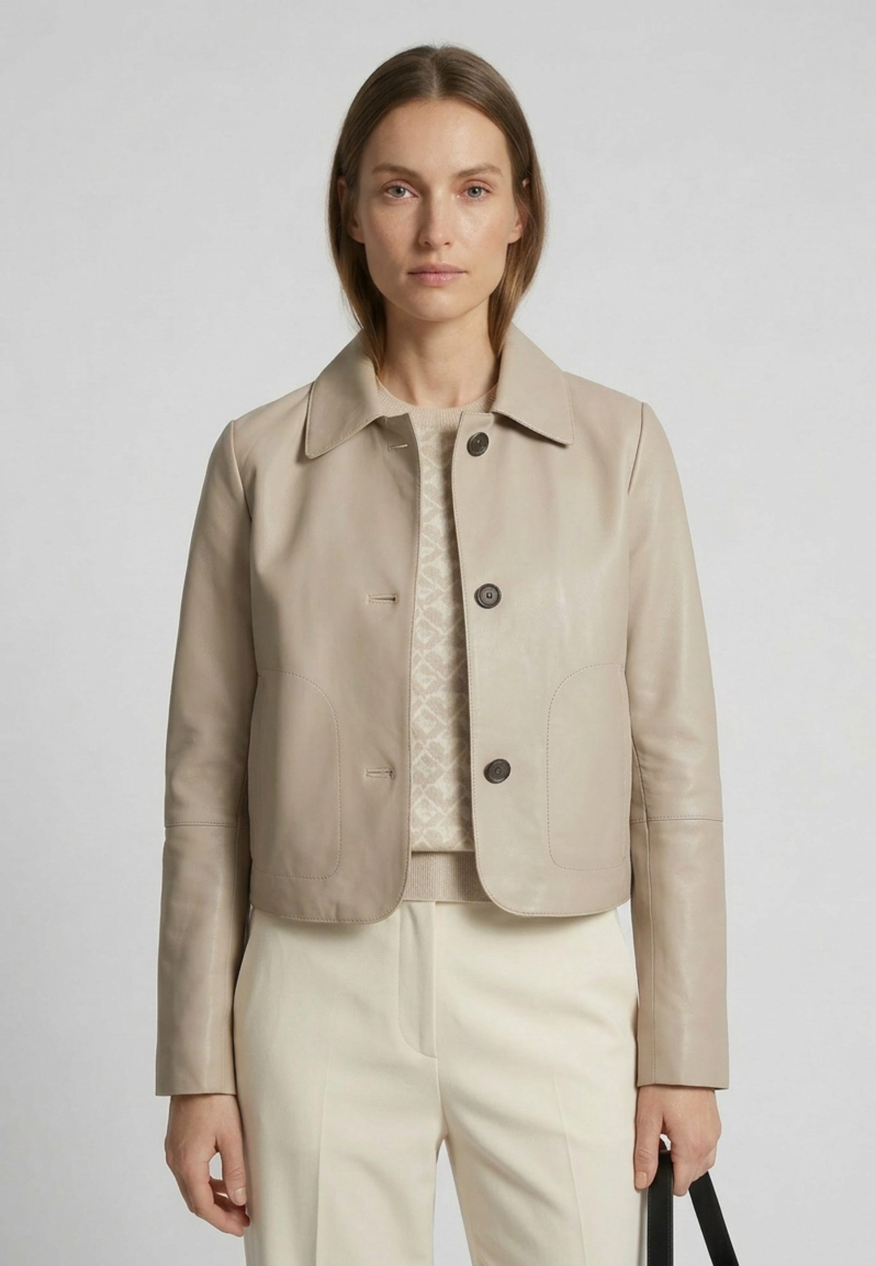 RICANO Lederjacke Jeena Hochwertiges Lamm Nappa Leder