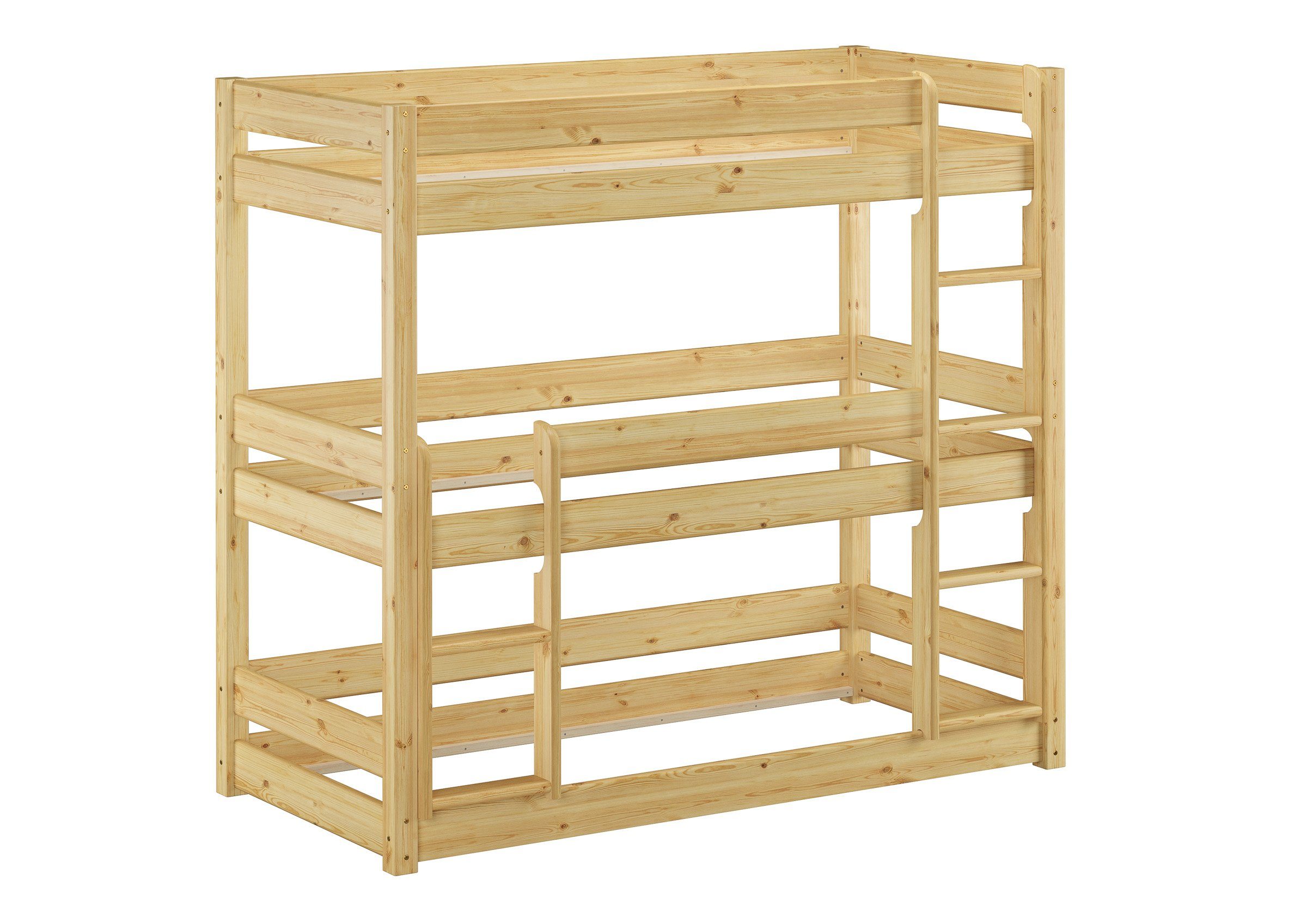 ERST-HOLZ Etagenbett Dreier Etagenbett für Erwachsene günstig online kaufen