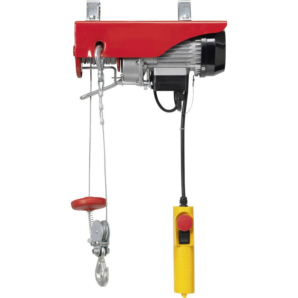 TOOLCRAFT Kettenflaschenzug TOOLCRAFT 1550315 Elektrischer Seilhebezug Tragfähigkeit (mit Umlenkro
