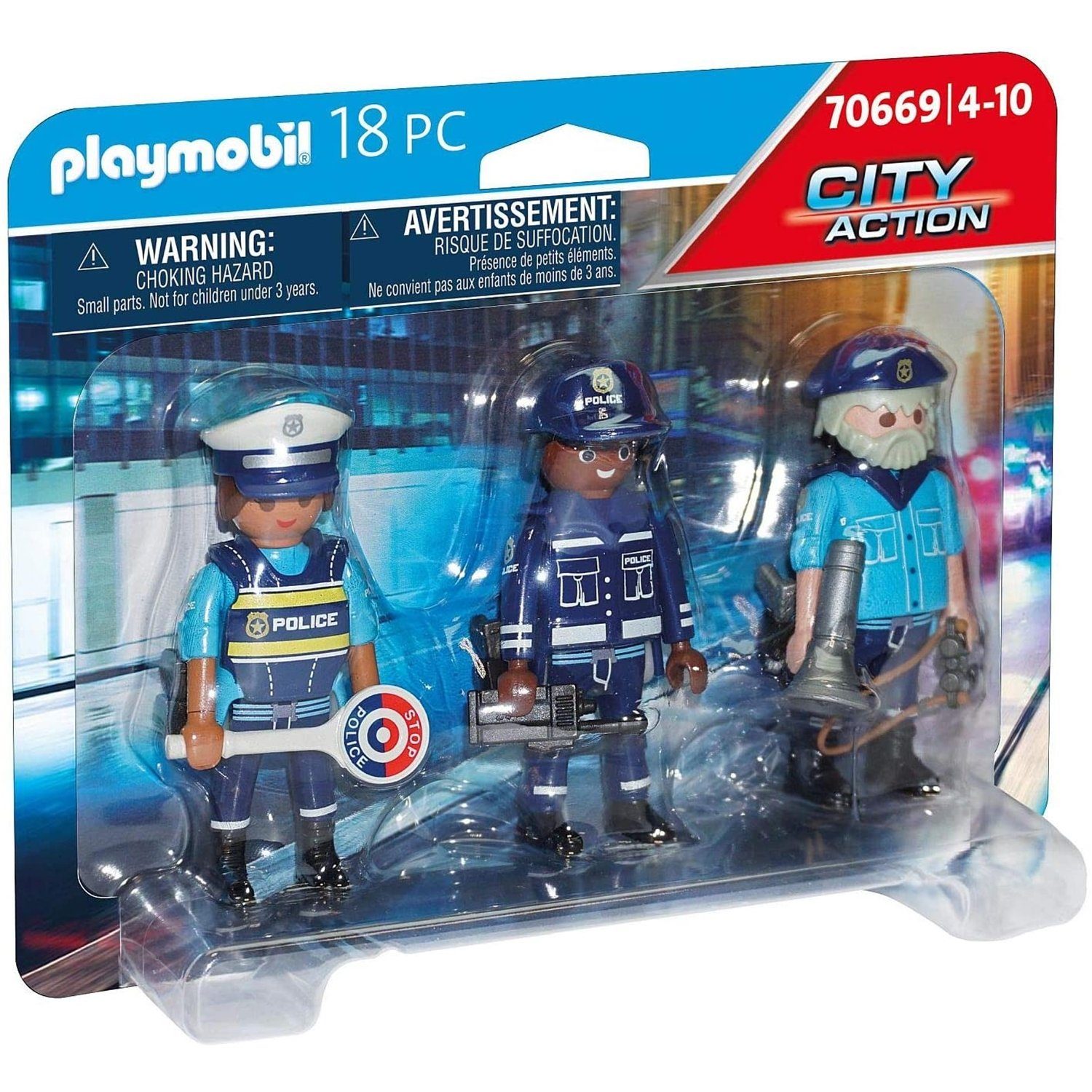 Playmobil® 70669 Figurenset Polizei Konstruktions-Spielset günstig online kaufen