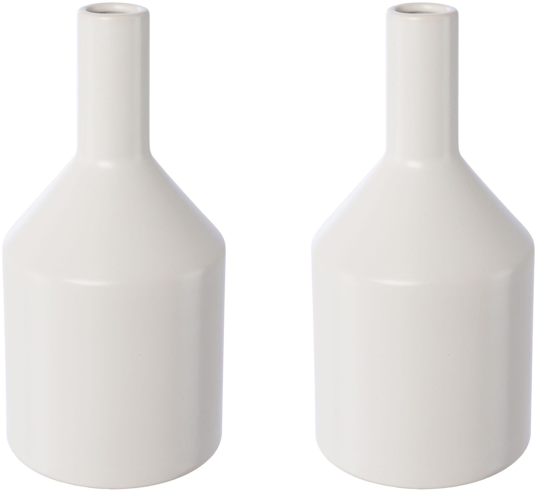 Creativ home Dekovase Vase (2 St), im formschönen Design