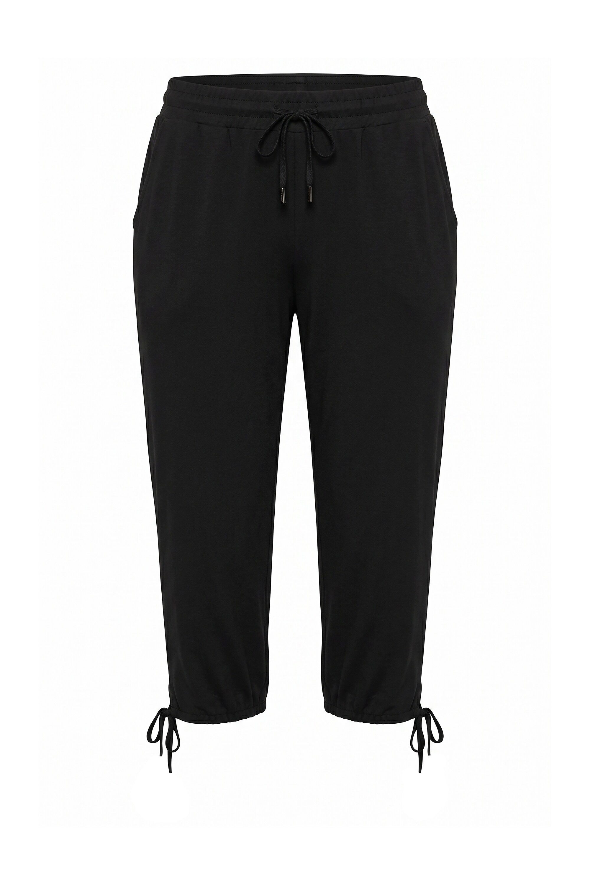 Angel of Style Jogginghose Sweat-Capri Straight Fit Elastikbund Saumschlitz