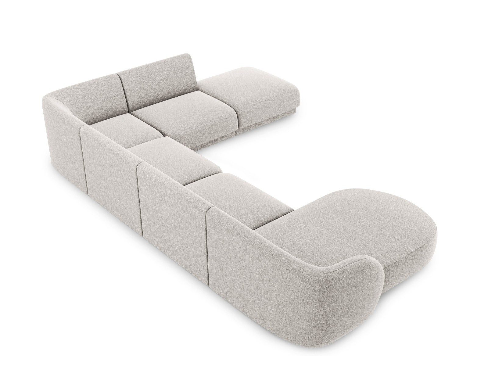 Micadoni Ecksofa Miley, Panorama 6-Sitzer günstig online kaufen