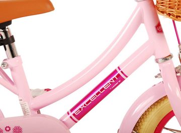 Volare Kinderfahrrad Kinderfahrrad Excellent für Mädchen 12 Zoll Kinderrad in Rosa