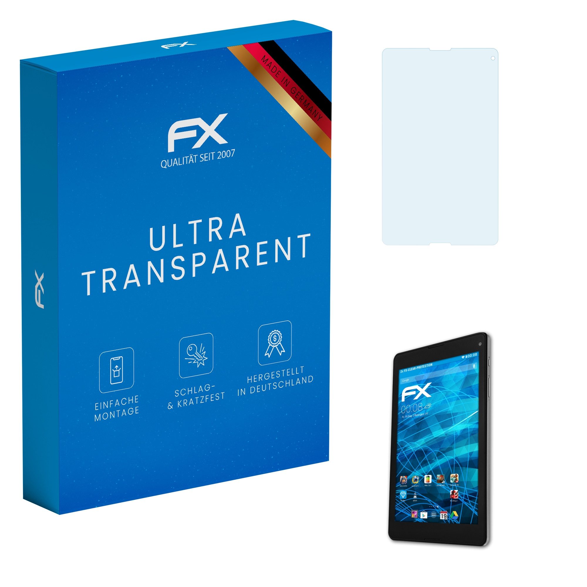 Schutzfolie Displayschutz für Medion LIFETAB P8502 MD99814