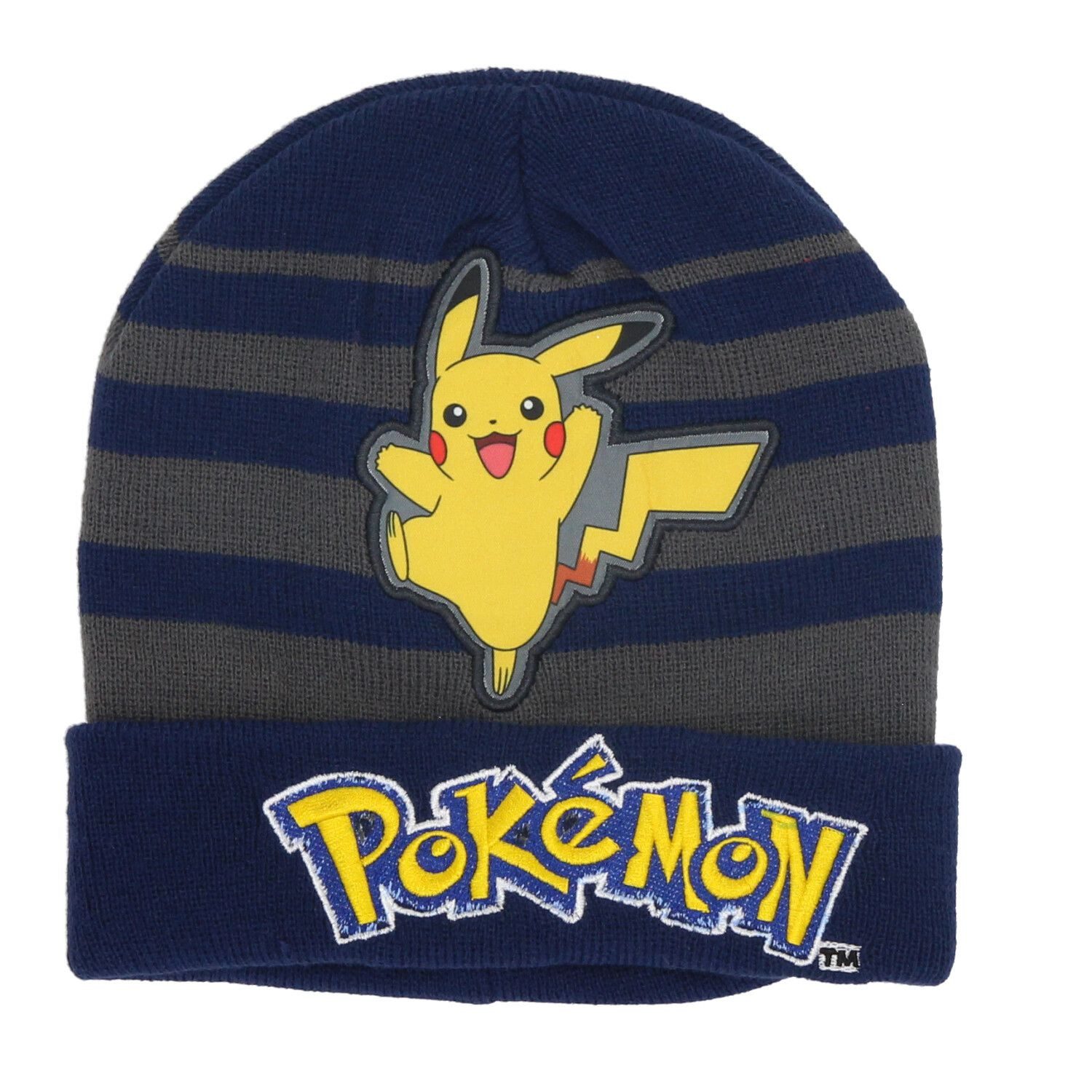 POKÉMON Strickmütze Mütze Wintermütze Kopfbedeckung ideal für Kinder One Size