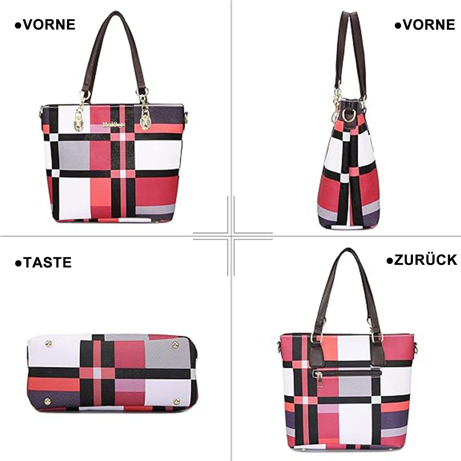 OKWISH Henkeltasche Umhängetasche Handtasche Tragetasche Aktentasche günstig online kaufen