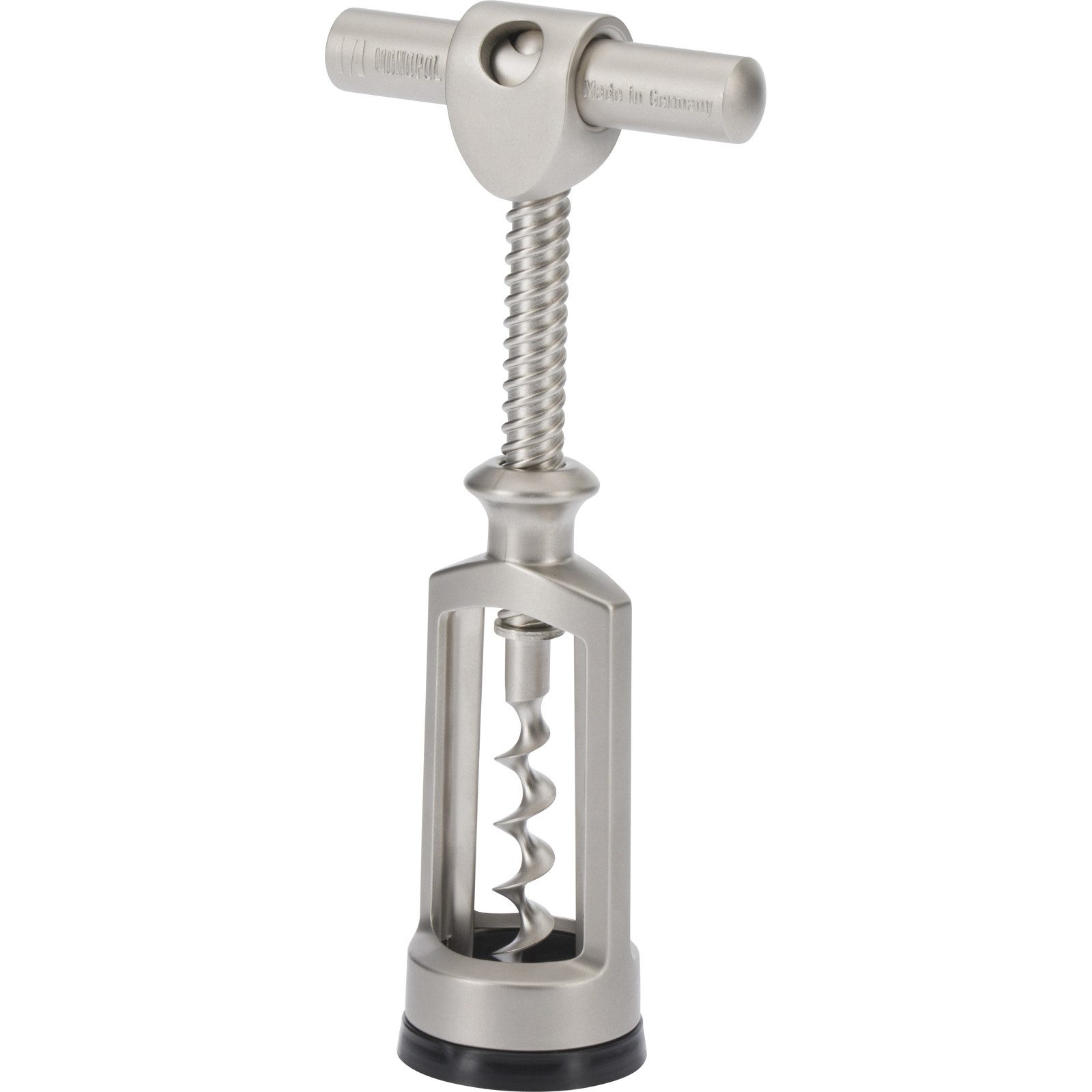 WESTMARK Korkenzieher Glockenkorkenzieher »CHIANTI« Monopol, edelmattiert - #6255-3380, (Einzelprodukt, Einzelprodukt), Monopol Scharfgewinde, Edelmattiert, Made in Germany