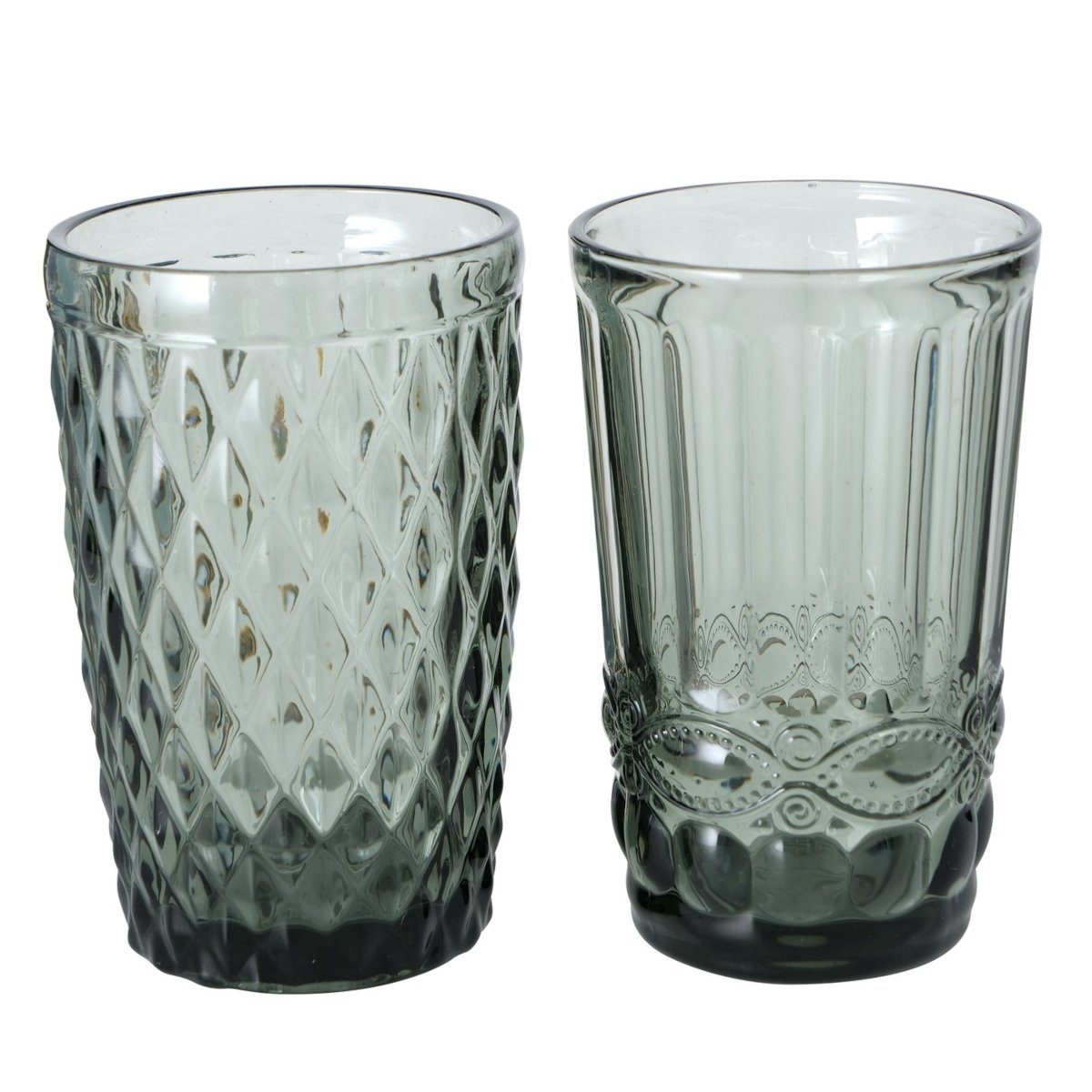 BOLTZE Glas Aurora Trinkglas sortiert 13 cm (1 Stück), Glas durchgefärbt