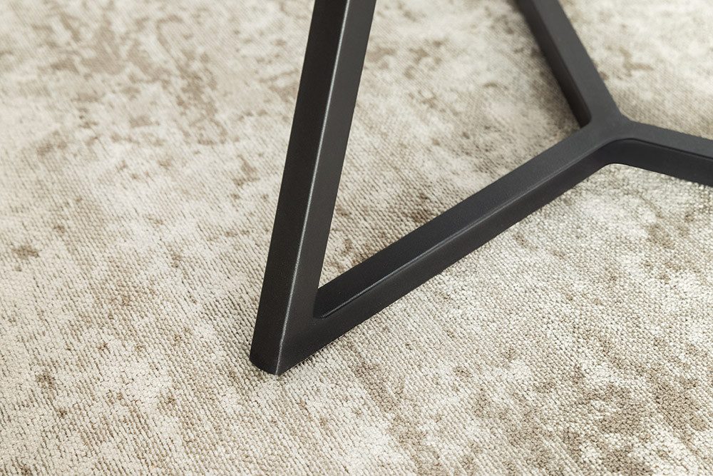 riess-ambiente Couchtisch MARVELOUS 90cm schwarz – Keramik, Metallgestell, Aurora Oro (Einzelartikel, 1-St), pflegeleichte Keramikplatte & stabiles Gestell – id – Bild 5 von 5