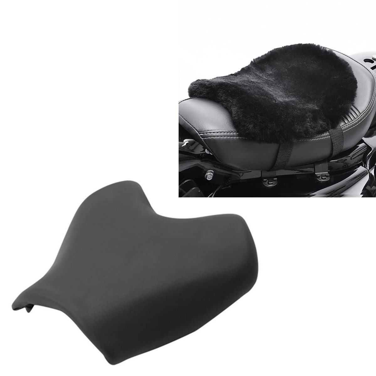Zaddox Sitzbank Set: Fahrersitz passend für Kawasaki Z 1000 / Z 750 07-10 # Sitzbank