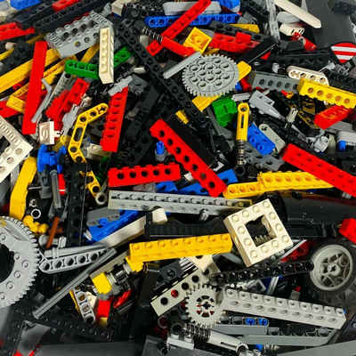 LEGO® Konstruktionsspielsteine »LEGO® Technic 1.500 Teile - Technic Basic Verbinder Pins Lochstangen usw. NEU«, (1500 St)