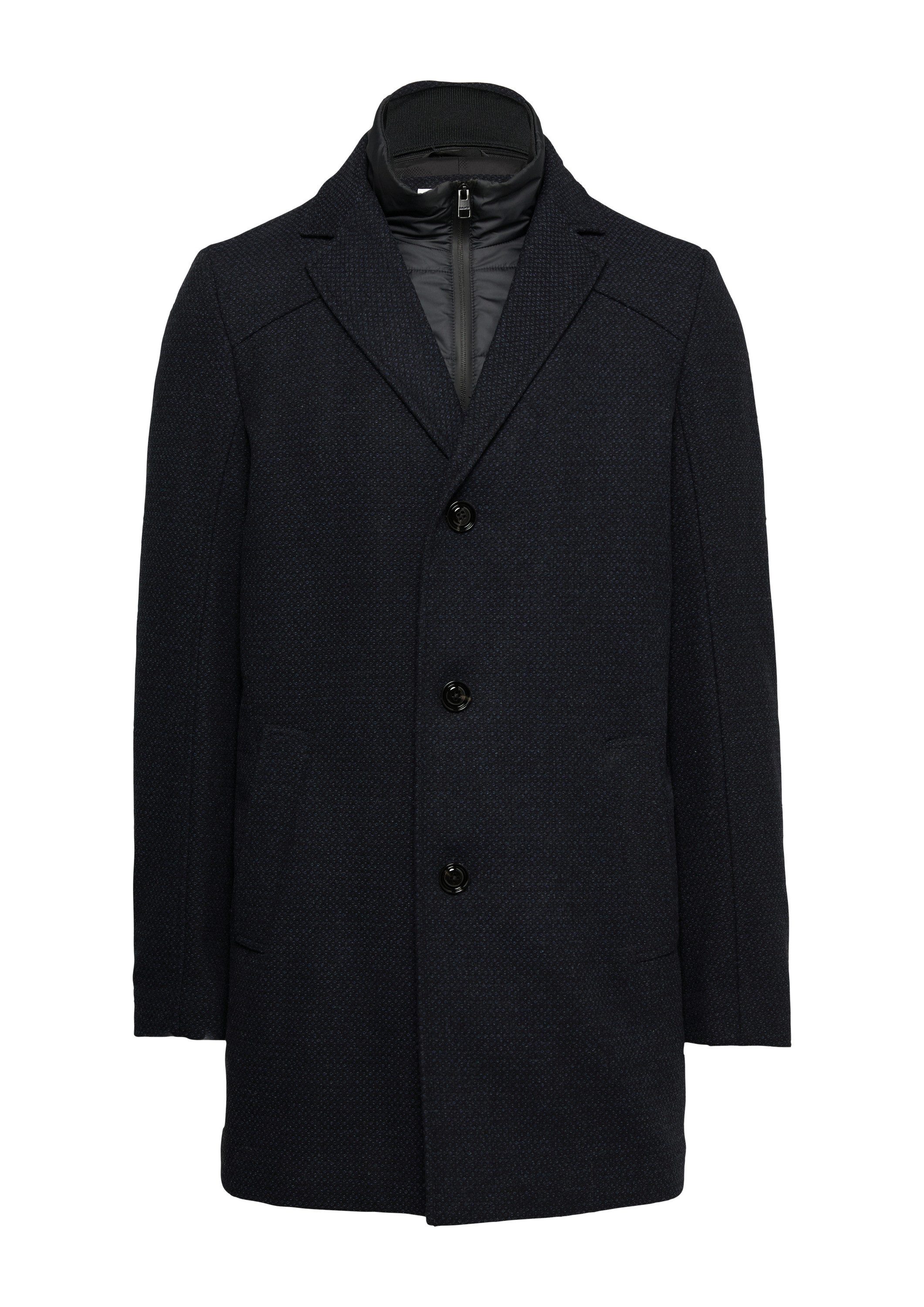 s.Oliver Wintermantel Outdoor-Mantel Wattierter Wollmix-Mantel mit günstig online kaufen