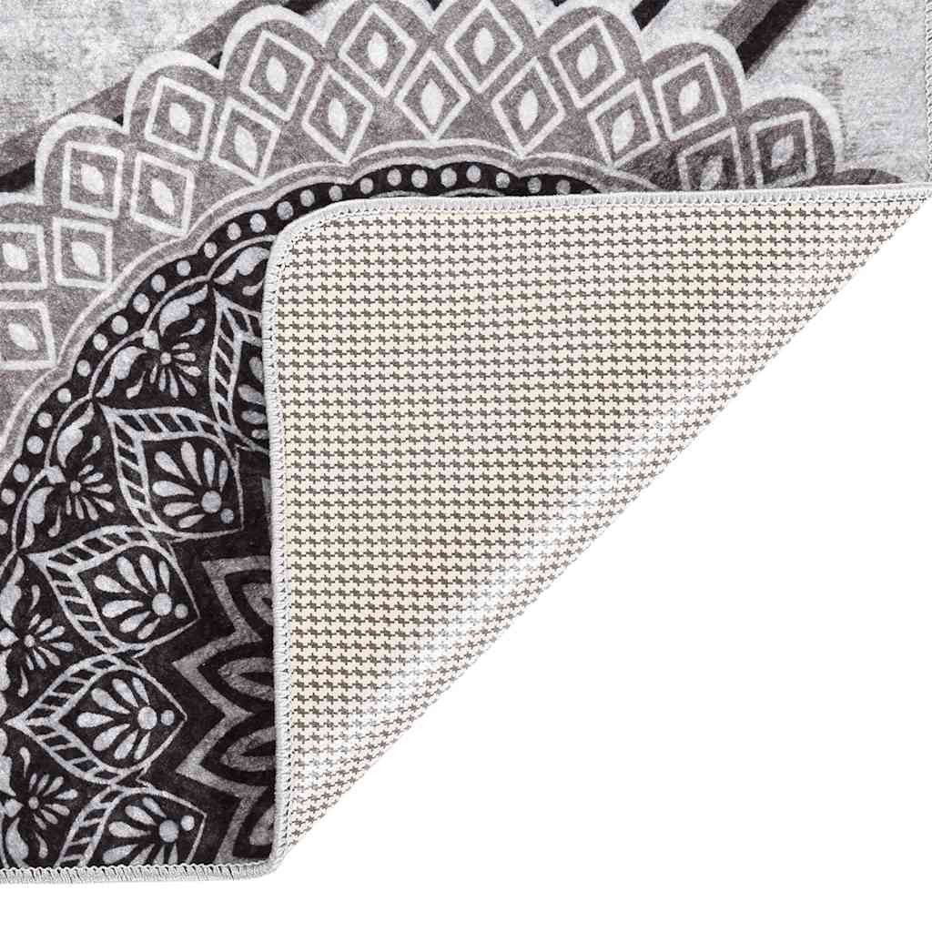 vidaXL Teppich Teppich Waschbar 190x300 cm Mehrfarbig, Rechteckig