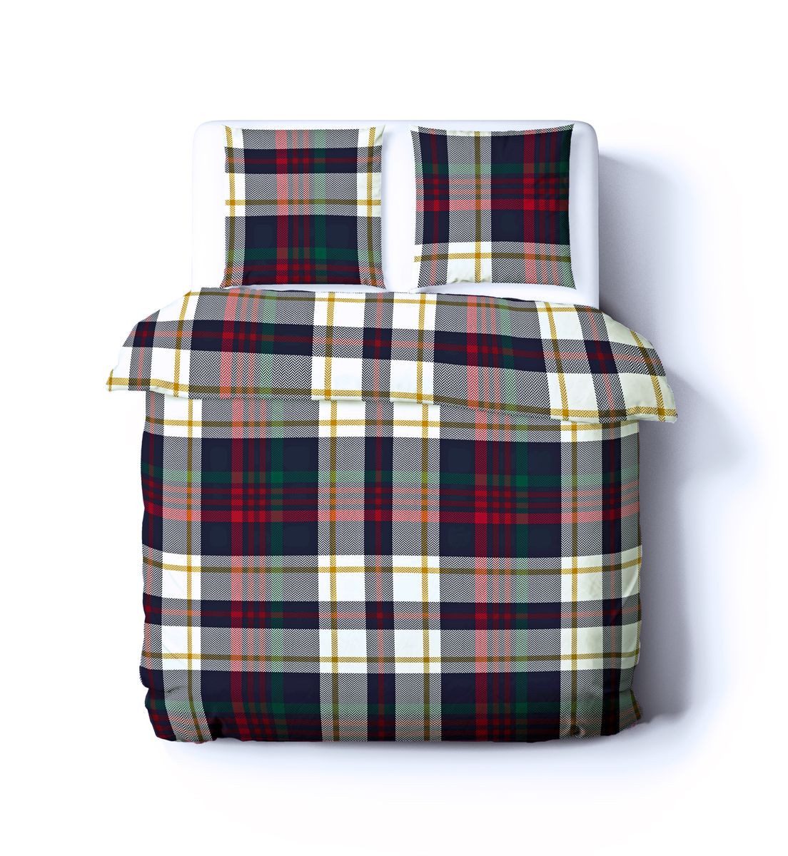 JACK Bettwäsche 135x200cm Flanell Biber Streifen Blau Rot Mistral, Biber, 2 günstig online kaufen