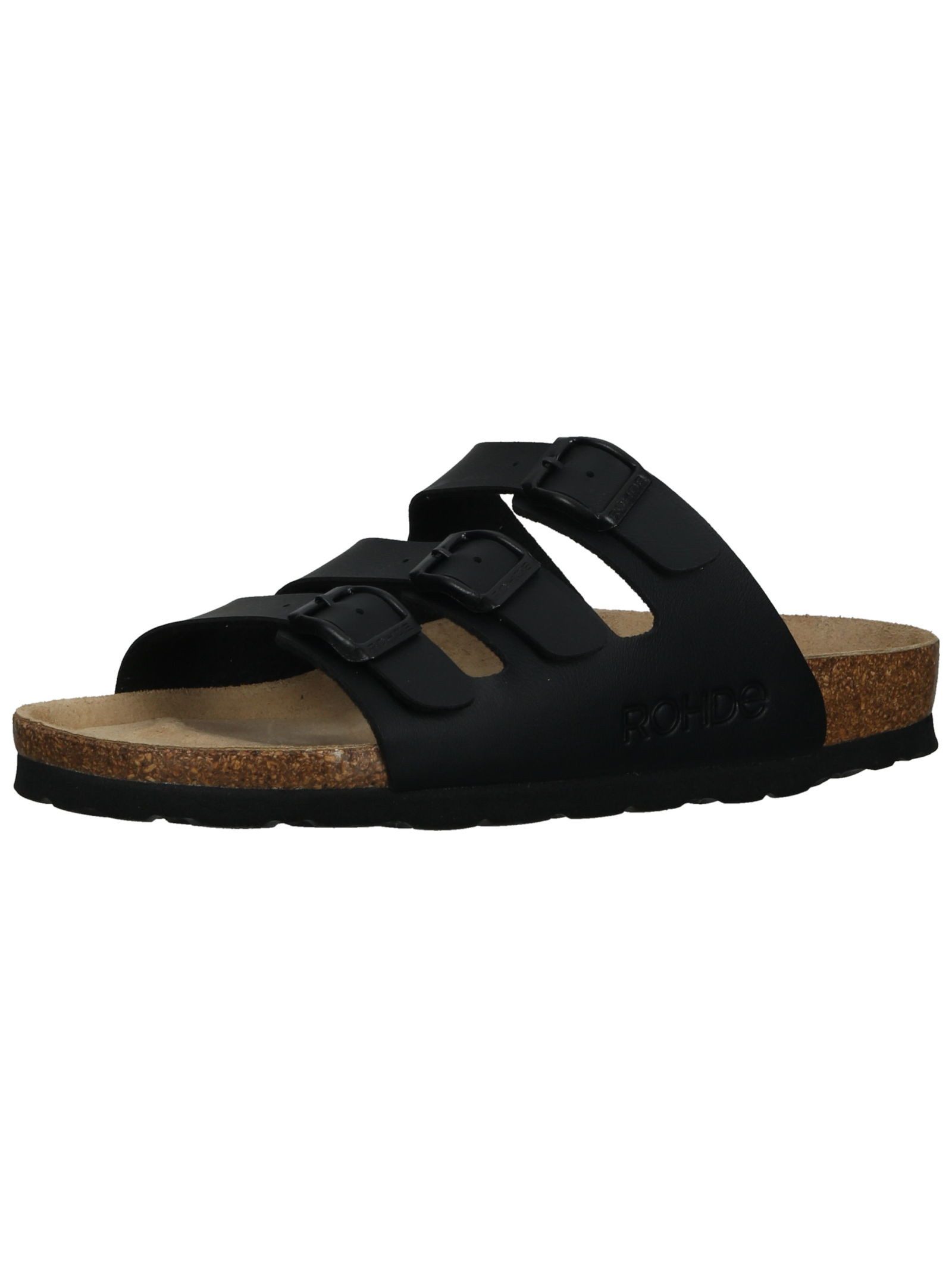 Pantoletten Lederimitat Riemchensandalette
