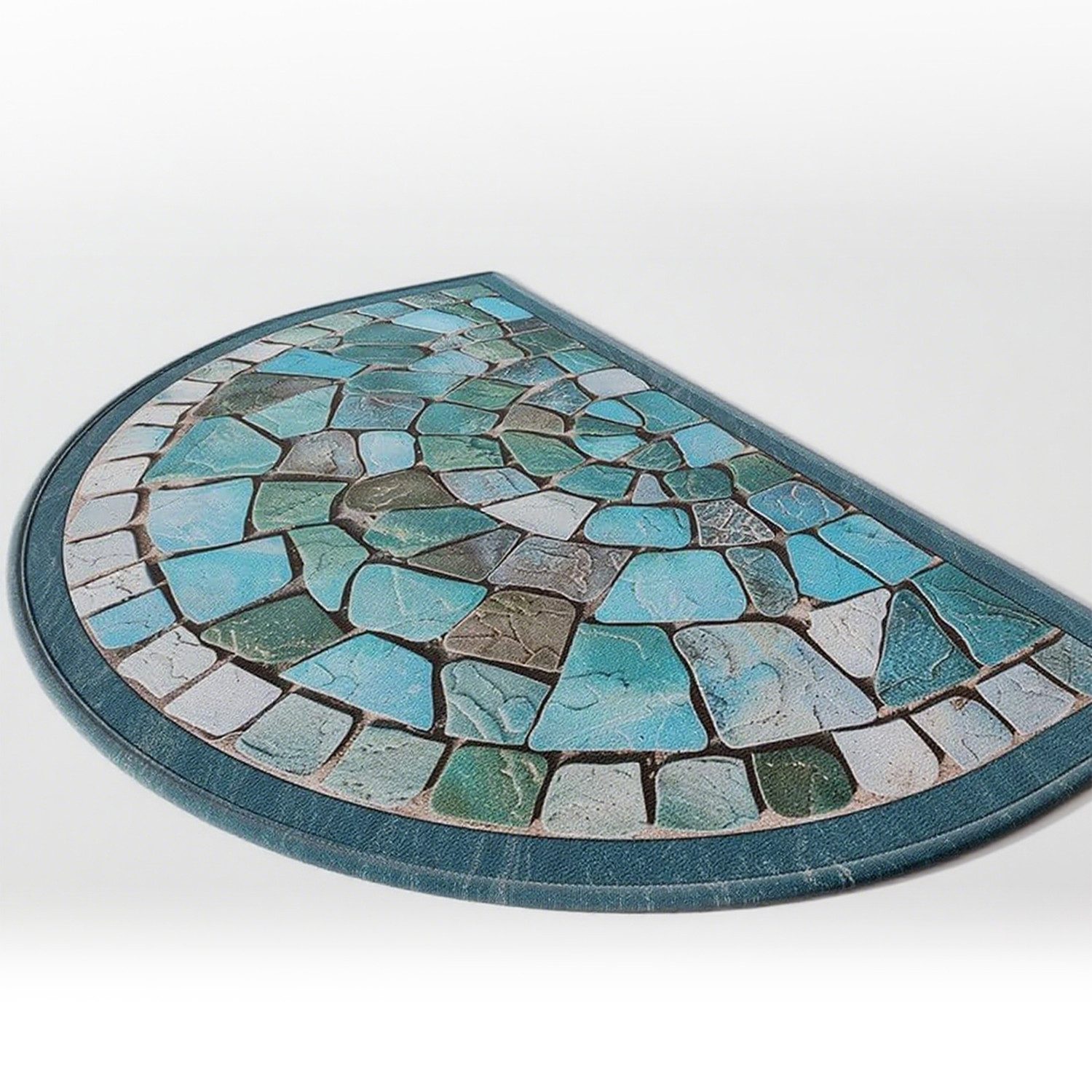 Refined Living Fußmatte Halbrunde Fußmatte 50 x 80 Türmatte Willkommensmatt günstig online kaufen