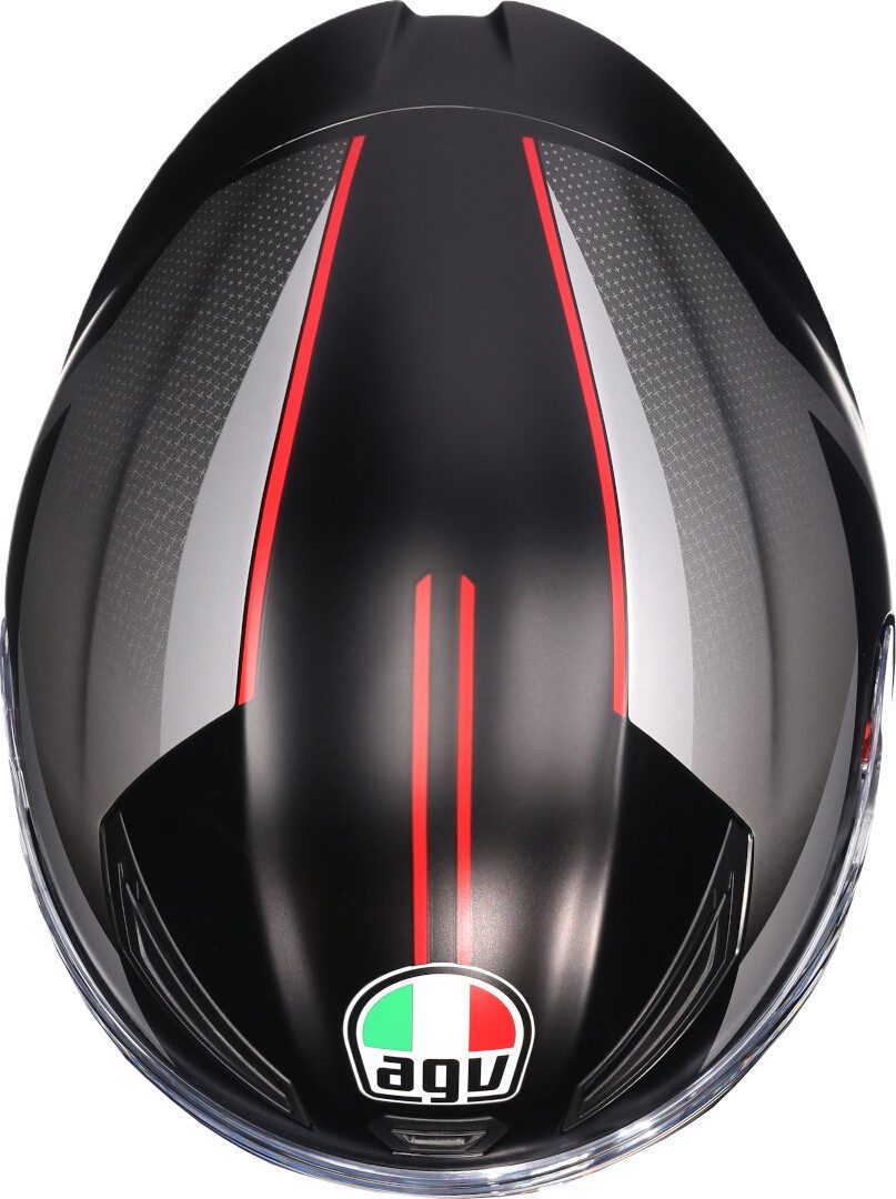 AGV Motorradhelm K1 S Lap Helm, vorbereitet für Kommunikationssystem
