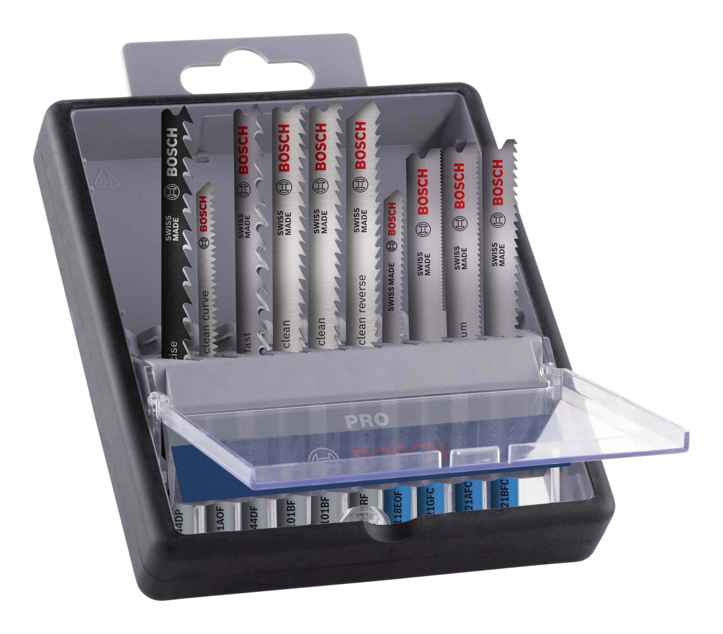 BOSCH Stichsägeblatt Pro Wood and Metal (10 Teile), Wood and Metal Set, 100 mm, 10-teilig