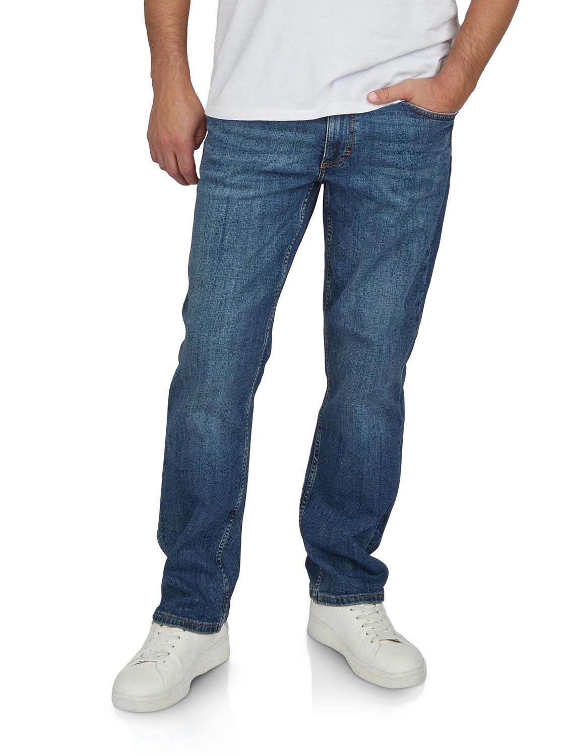 MUSTANG Straight-Jeans Herren Jeanshose Washington Straight Fit Denim Hose günstig online kaufen